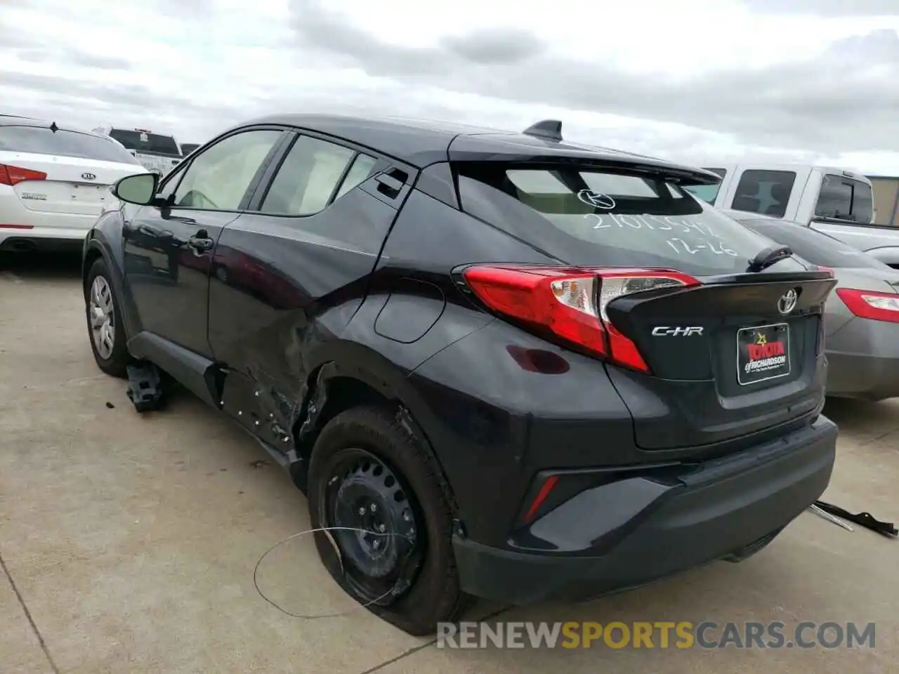 3 Photograph of a damaged car JTNKHMBX2M1112278 TOYOTA C-HR 2021