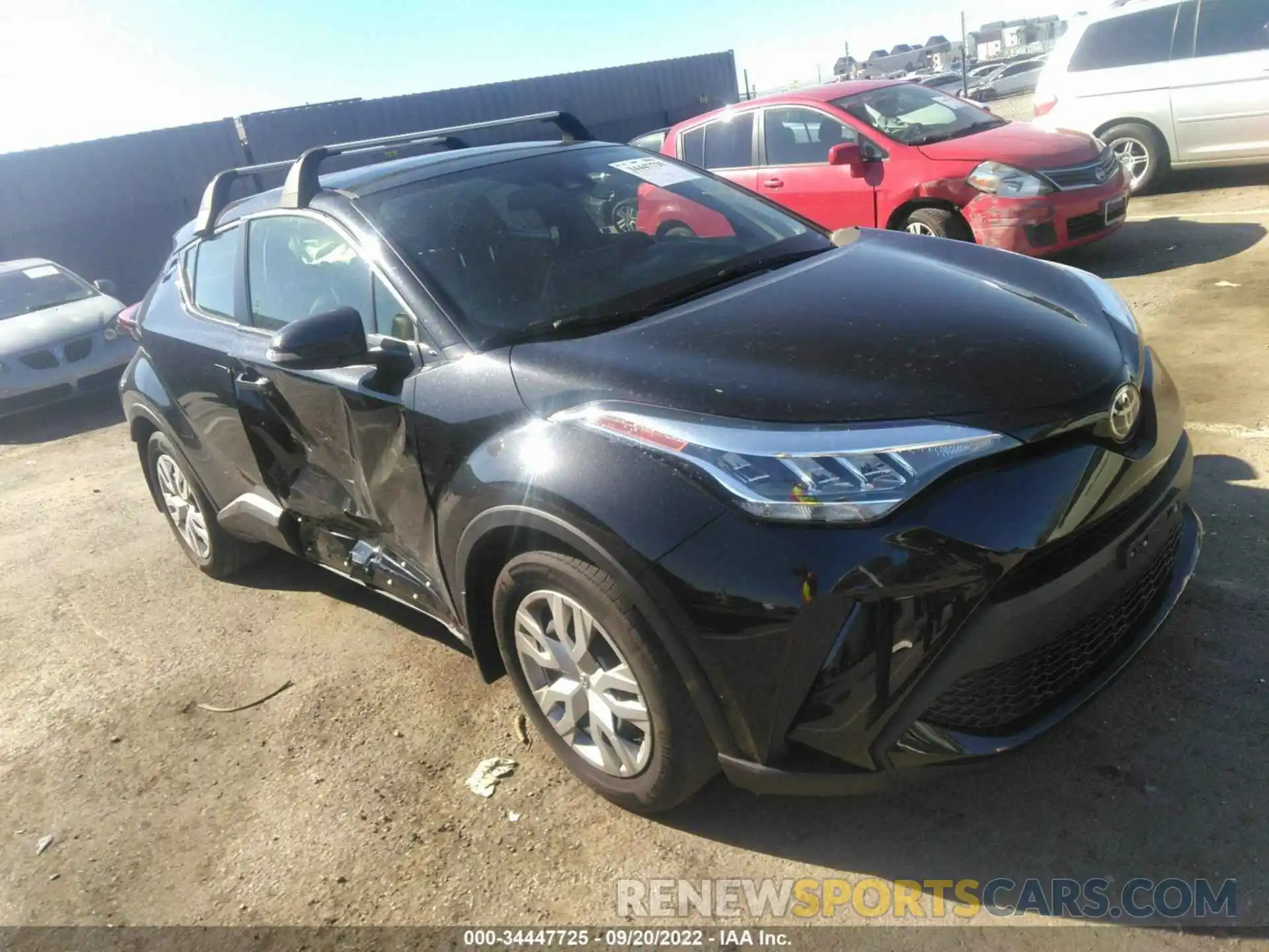 1 Photograph of a damaged car JTNKHMBX2M1112443 TOYOTA C-HR 2021