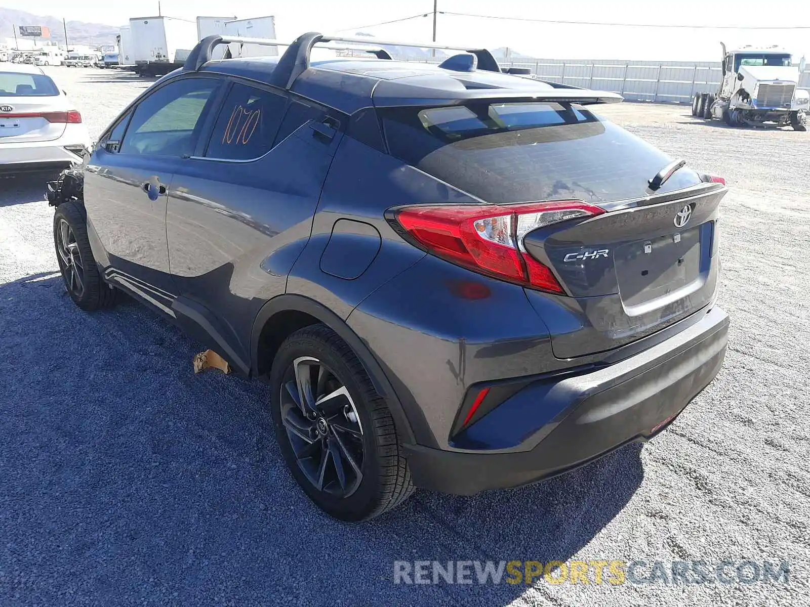 3 Photograph of a damaged car JTNKHMBX2M1113866 TOYOTA C-HR 2021