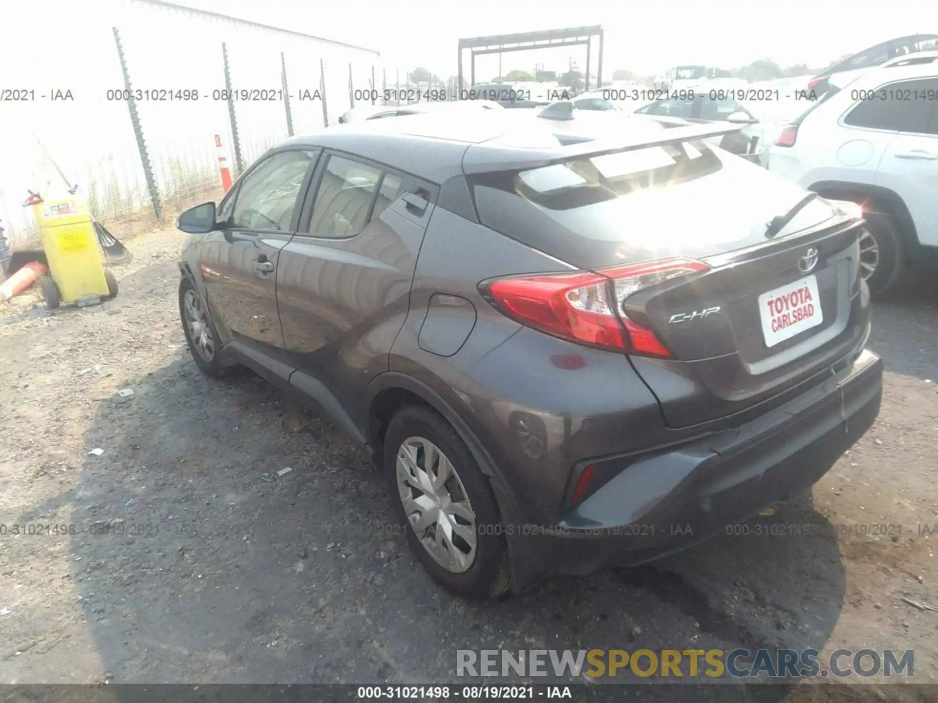 3 Photograph of a damaged car JTNKHMBX2M1115116 TOYOTA C-HR 2021