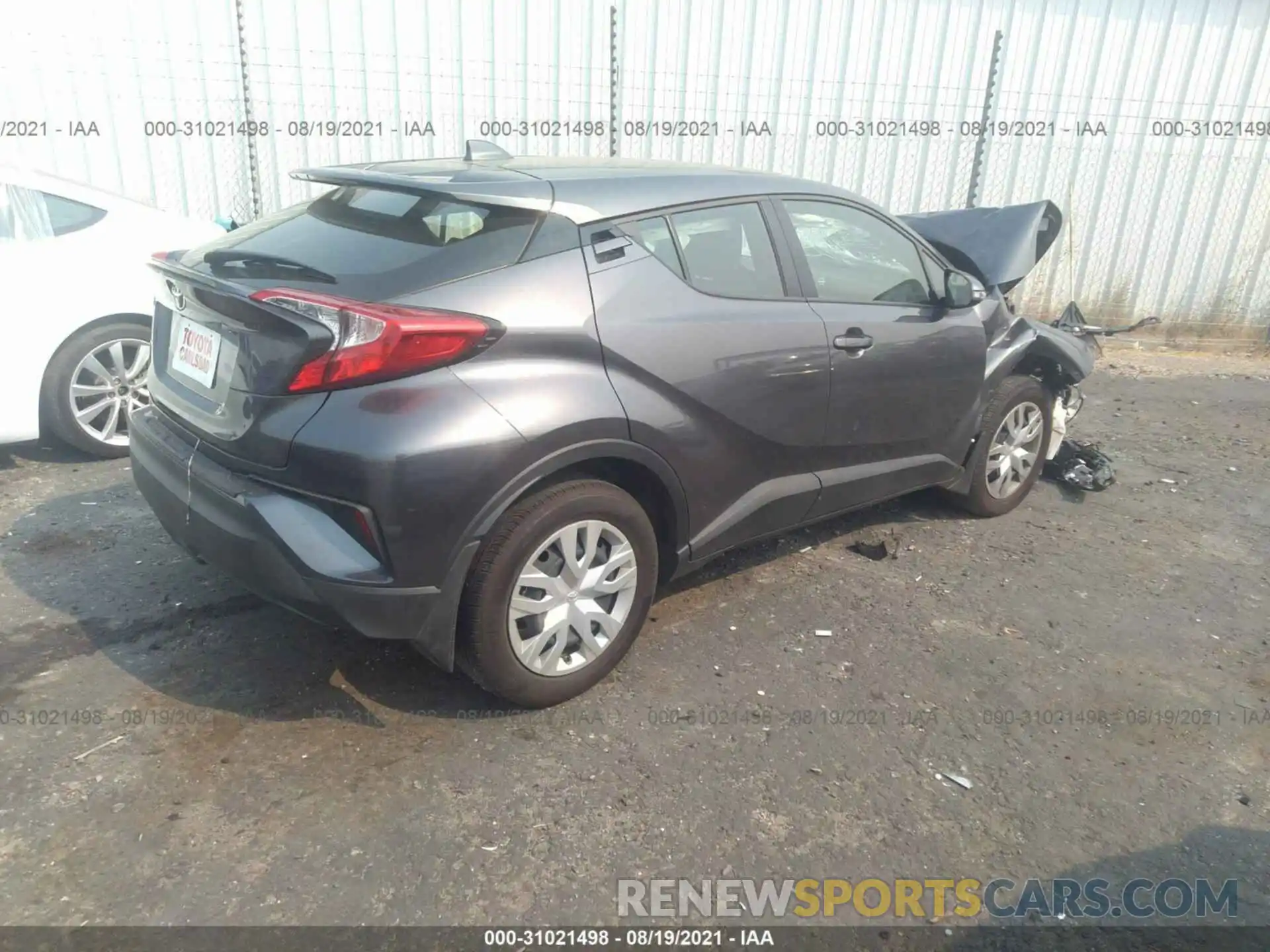 4 Photograph of a damaged car JTNKHMBX2M1115116 TOYOTA C-HR 2021