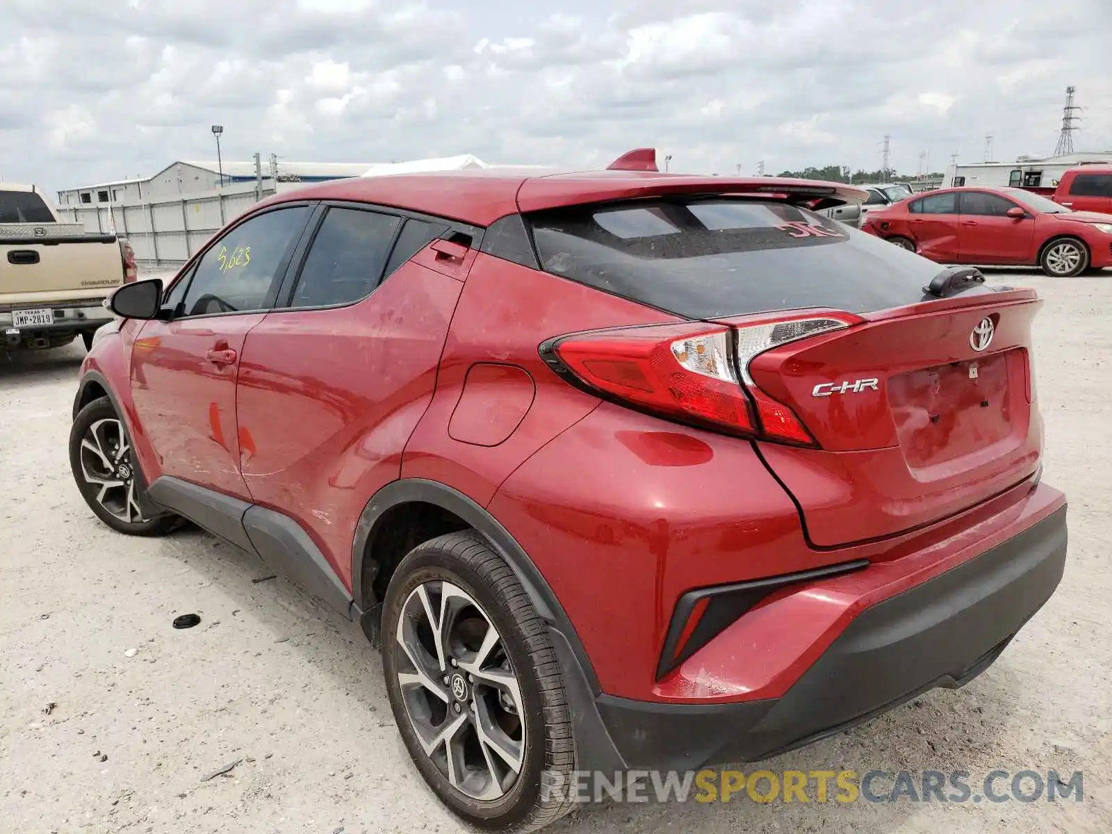 3 Photograph of a damaged car JTNKHMBX2M1115584 TOYOTA C-HR 2021