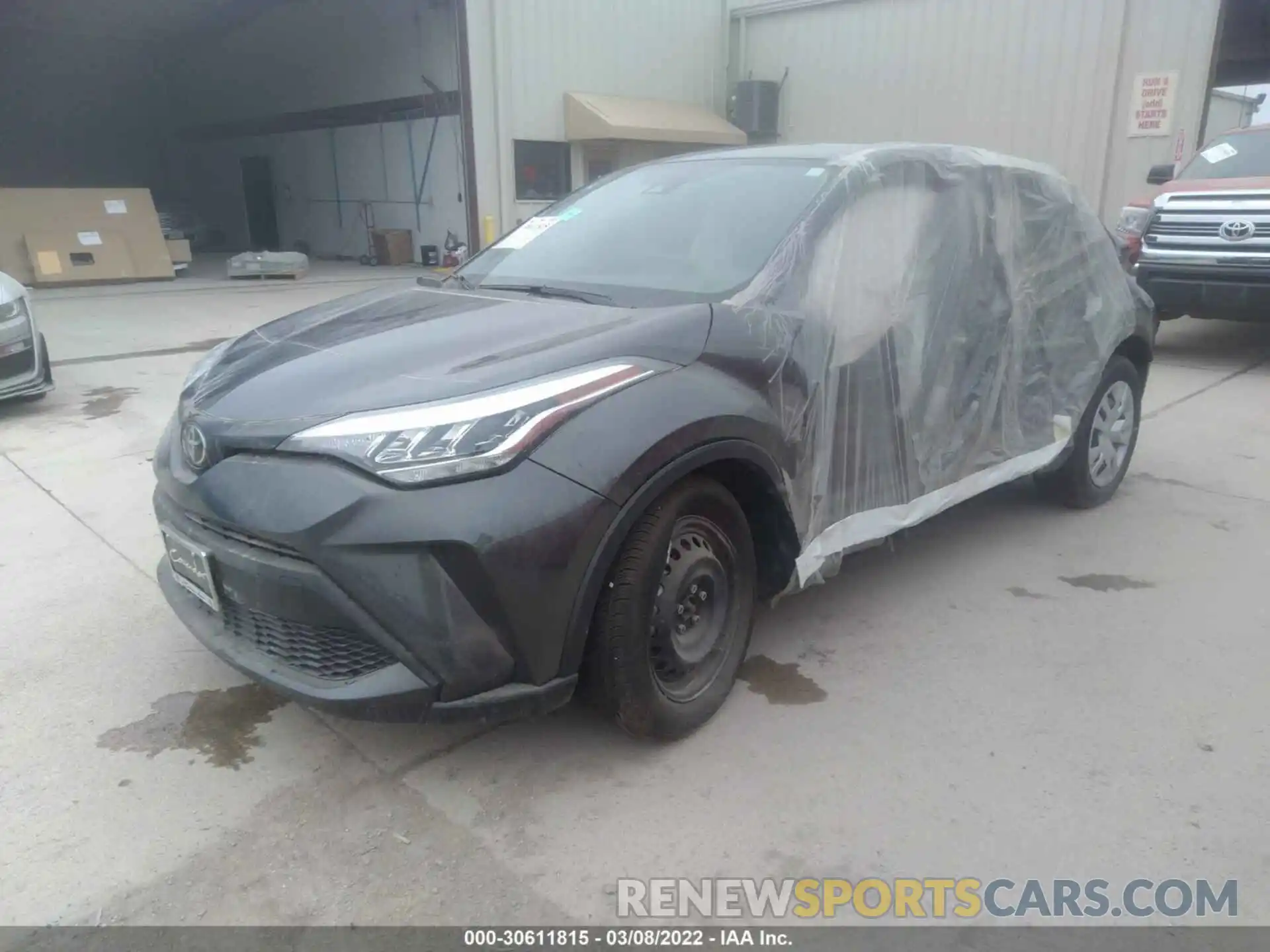 2 Фотография поврежденного автомобиля JTNKHMBX2M1116329 TOYOTA C-HR 2021