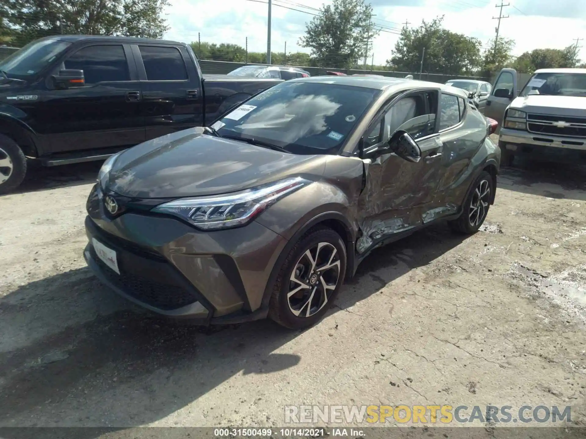 2 Photograph of a damaged car JTNKHMBX2M1117111 TOYOTA C-HR 2021