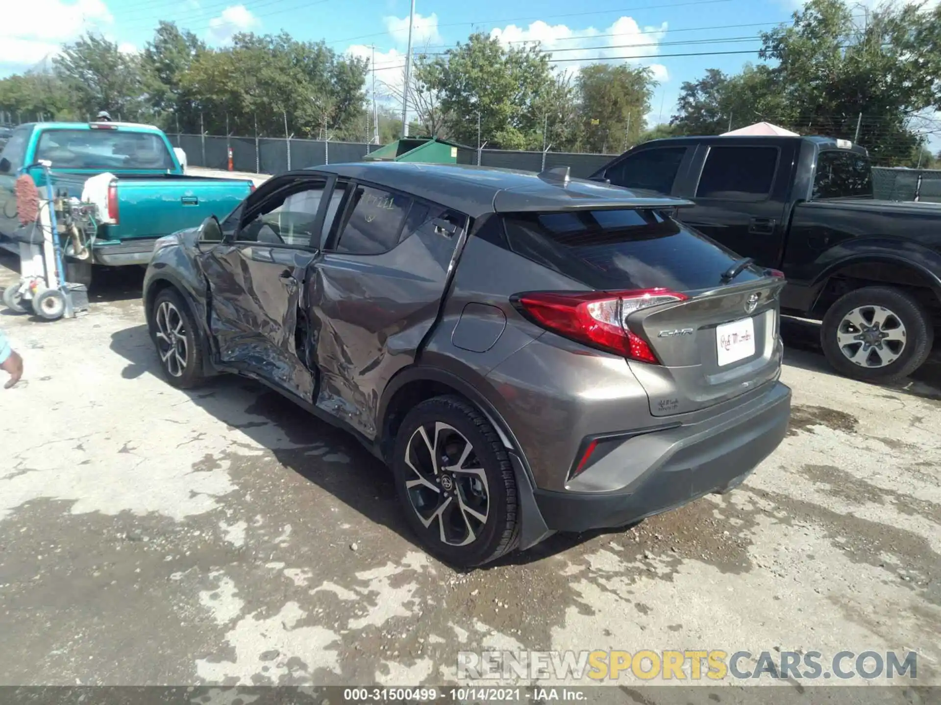 3 Photograph of a damaged car JTNKHMBX2M1117111 TOYOTA C-HR 2021