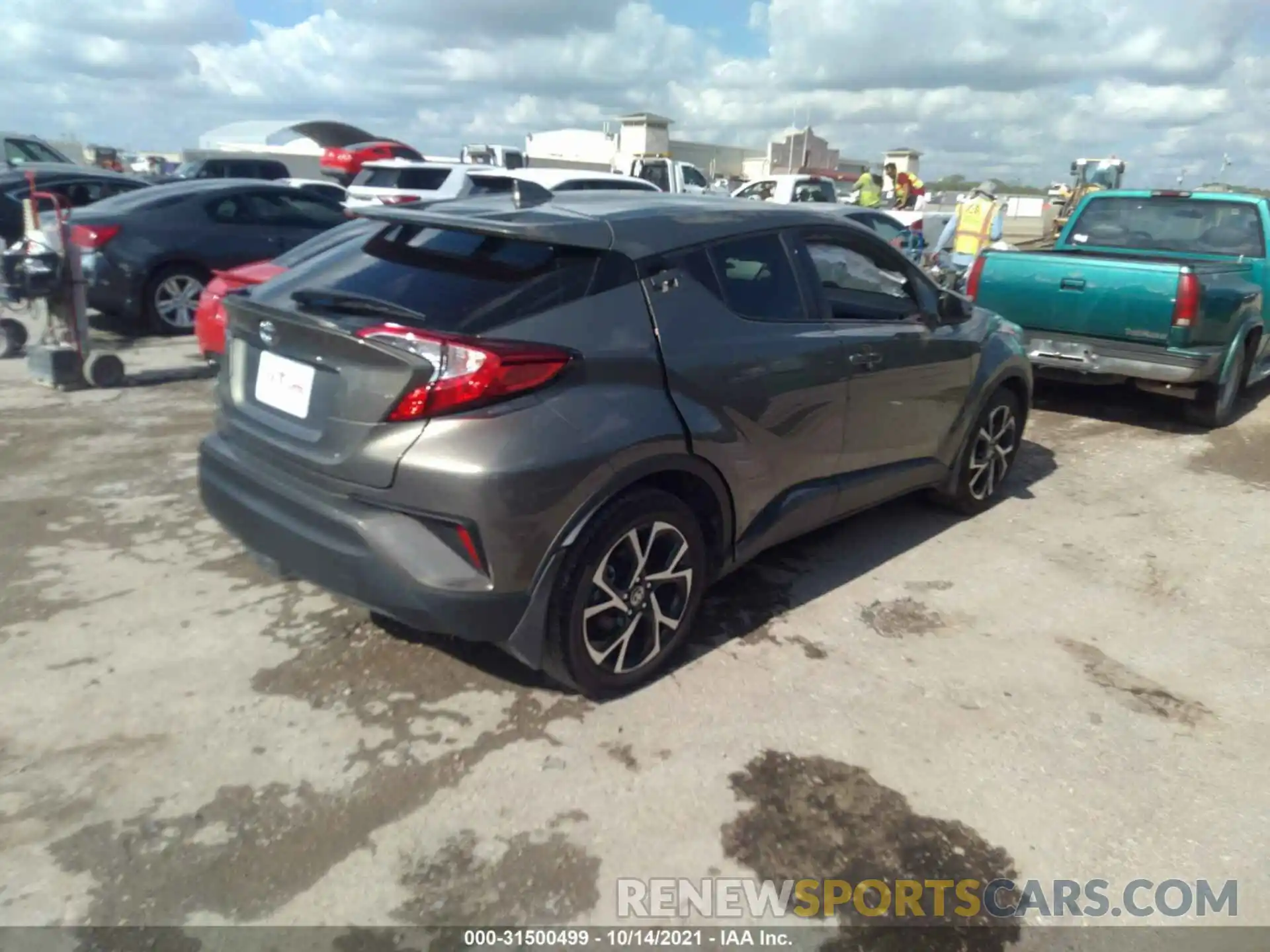 4 Photograph of a damaged car JTNKHMBX2M1117111 TOYOTA C-HR 2021