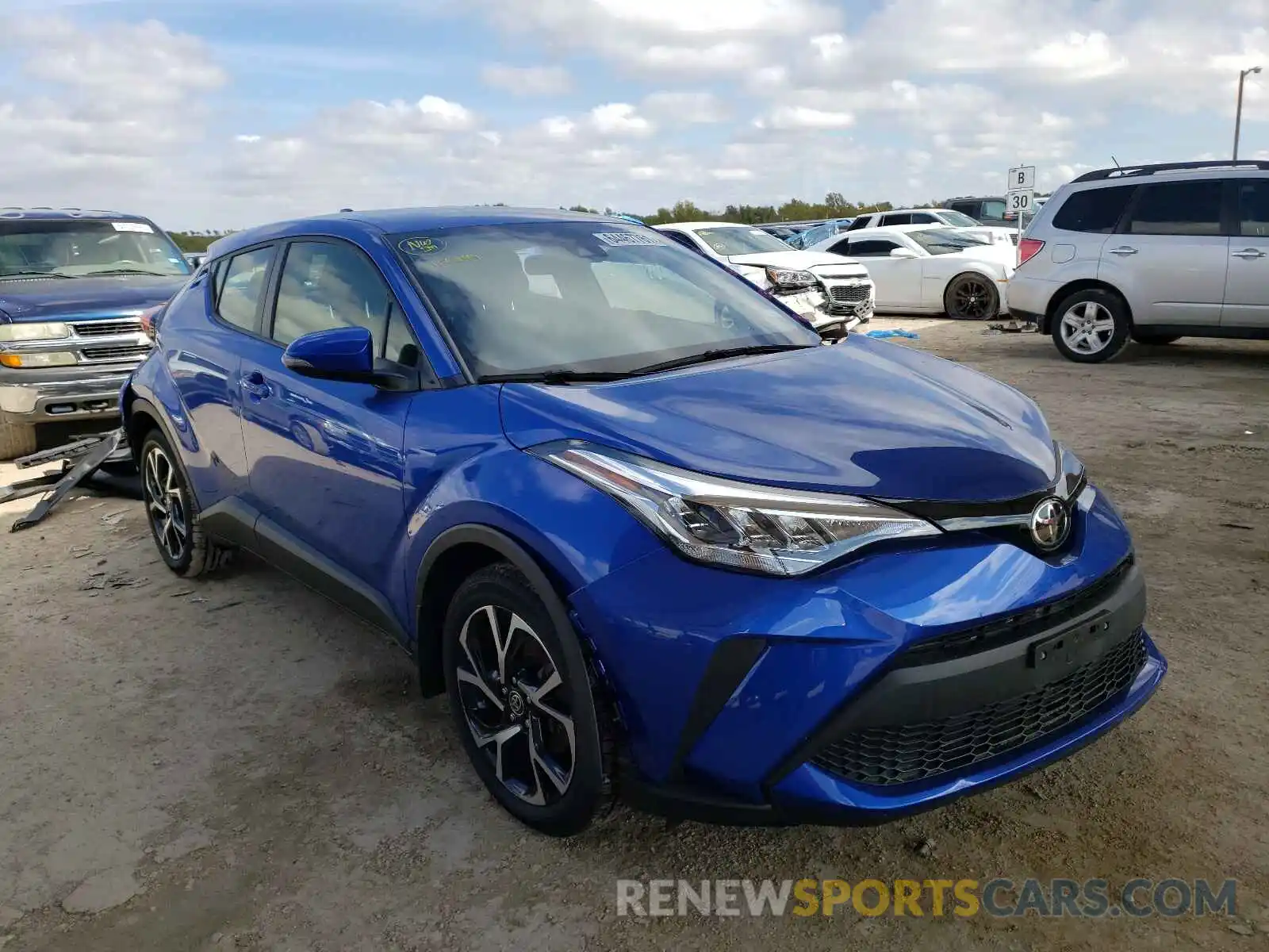 1 Photograph of a damaged car JTNKHMBX2M1117349 TOYOTA C-HR 2021