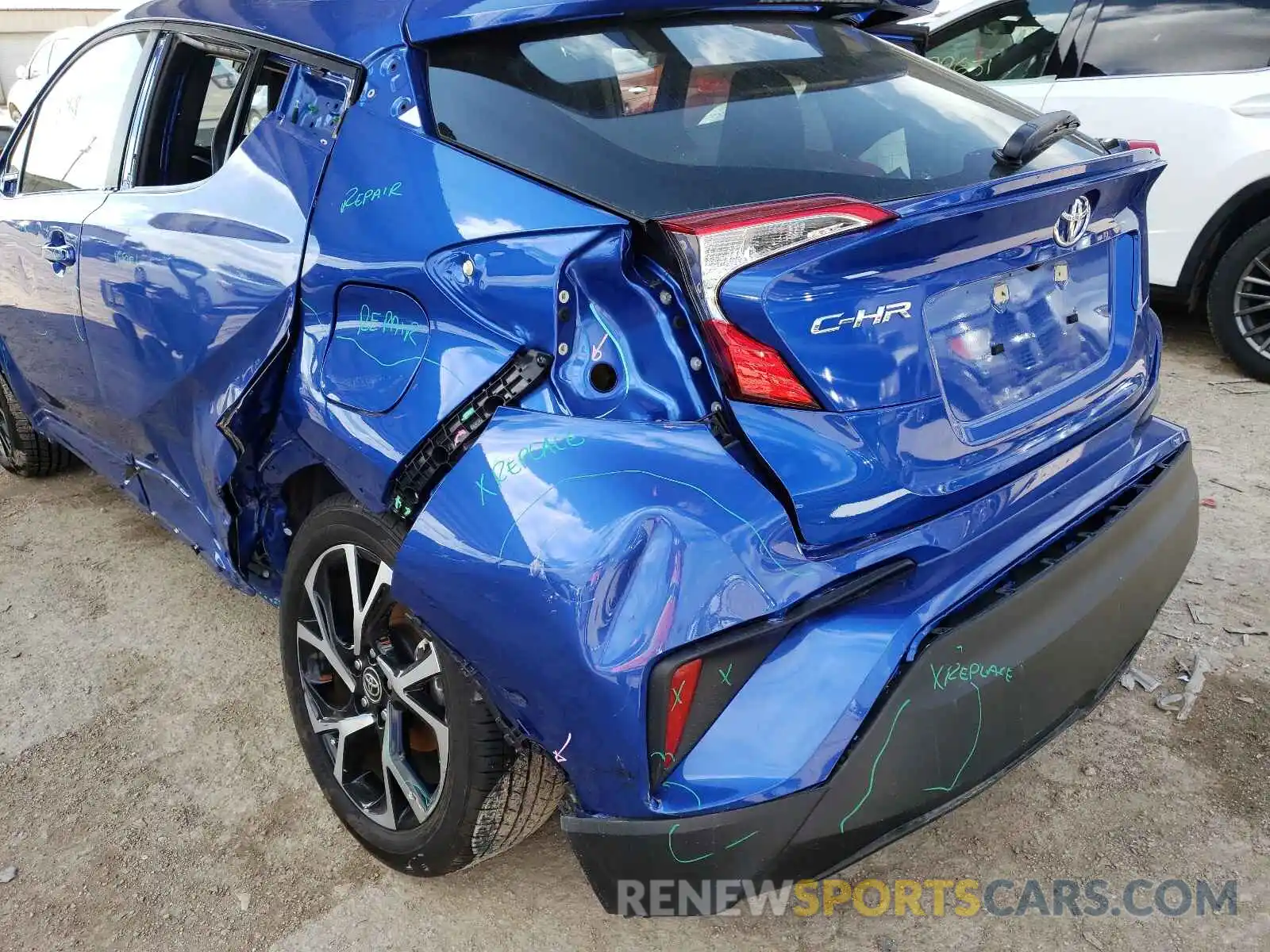 9 Photograph of a damaged car JTNKHMBX2M1117349 TOYOTA C-HR 2021