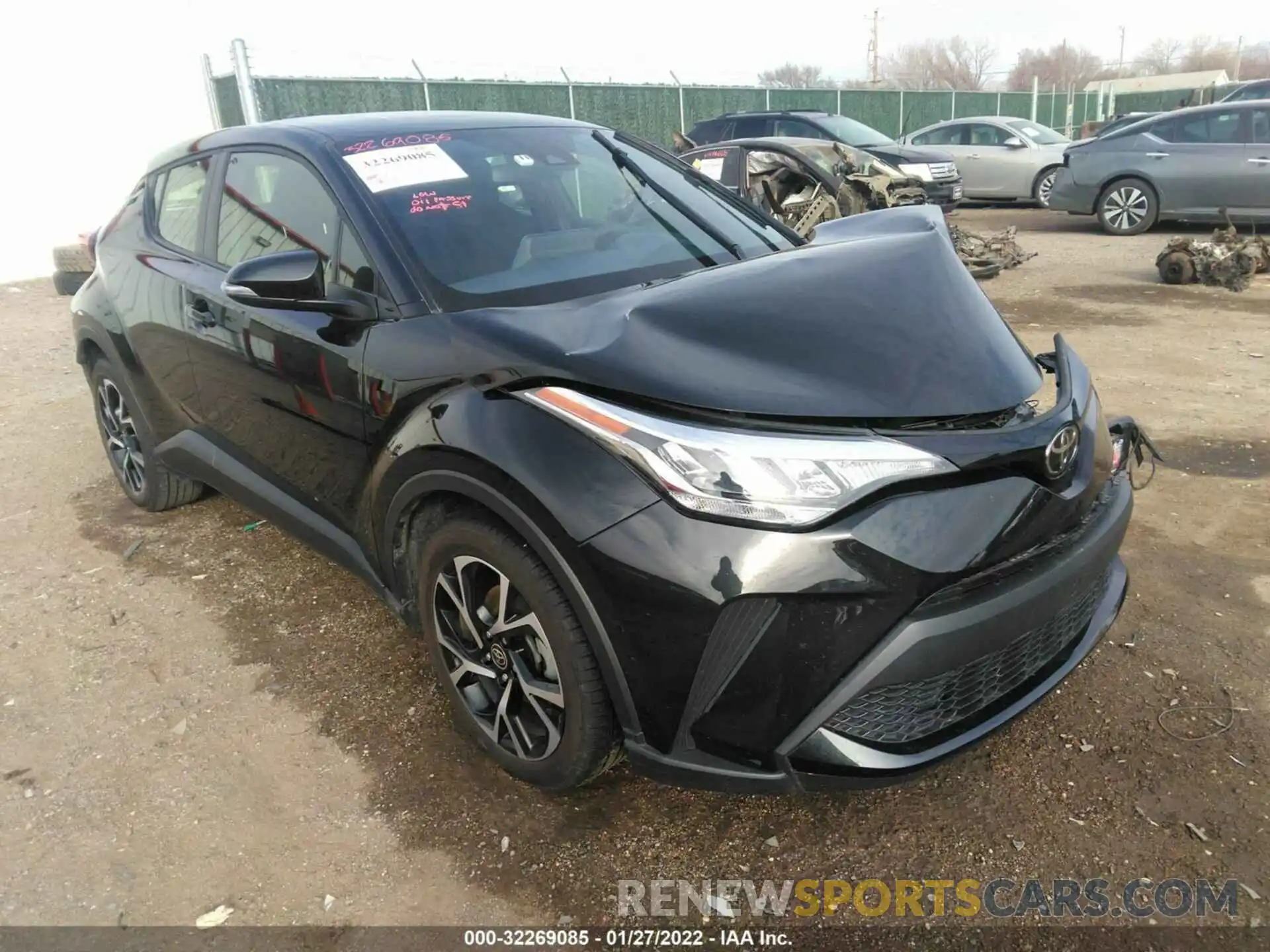 1 Photograph of a damaged car JTNKHMBX2M1117576 TOYOTA C-HR 2021