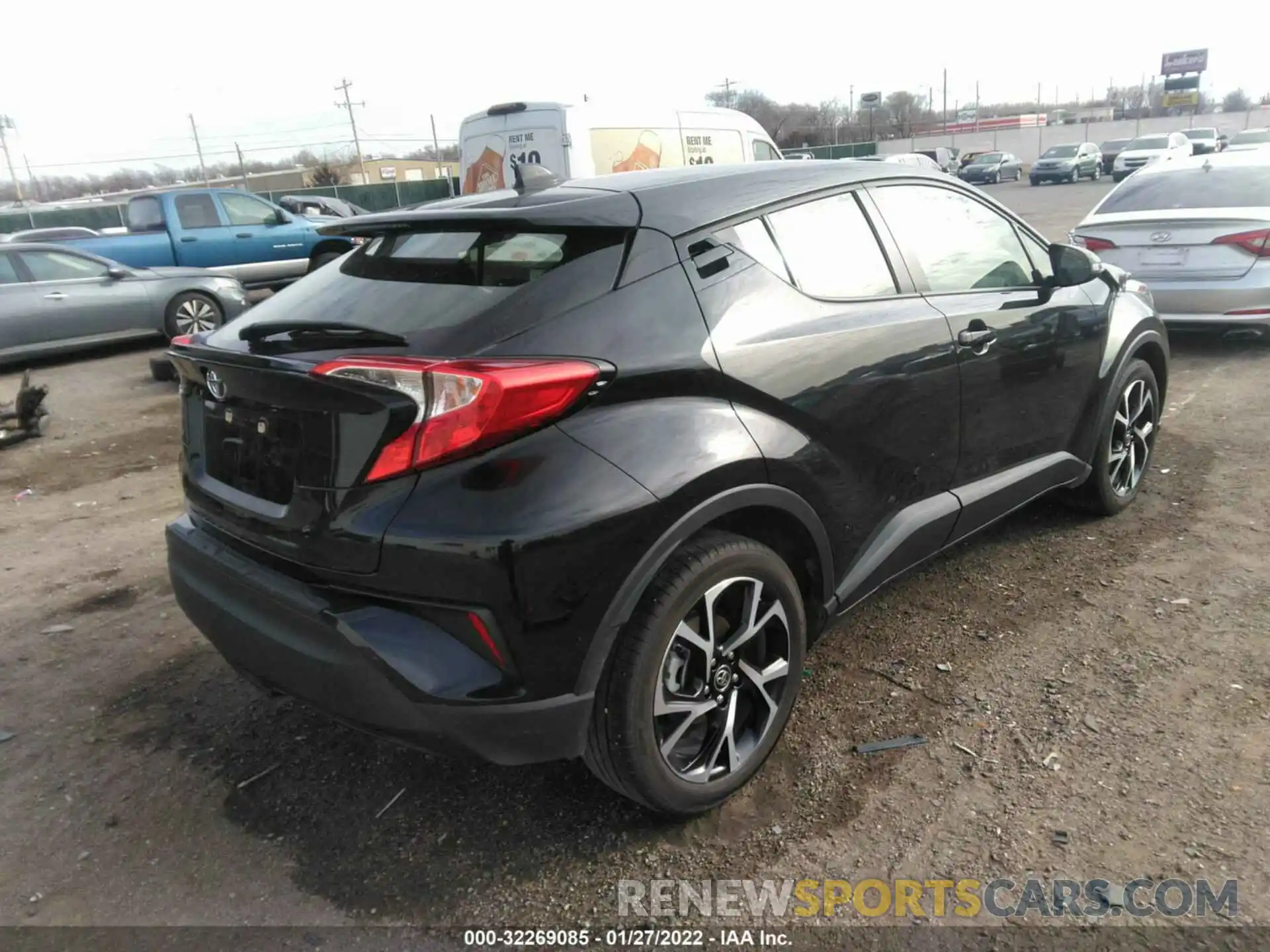 4 Фотография поврежденного автомобиля JTNKHMBX2M1117576 TOYOTA C-HR 2021