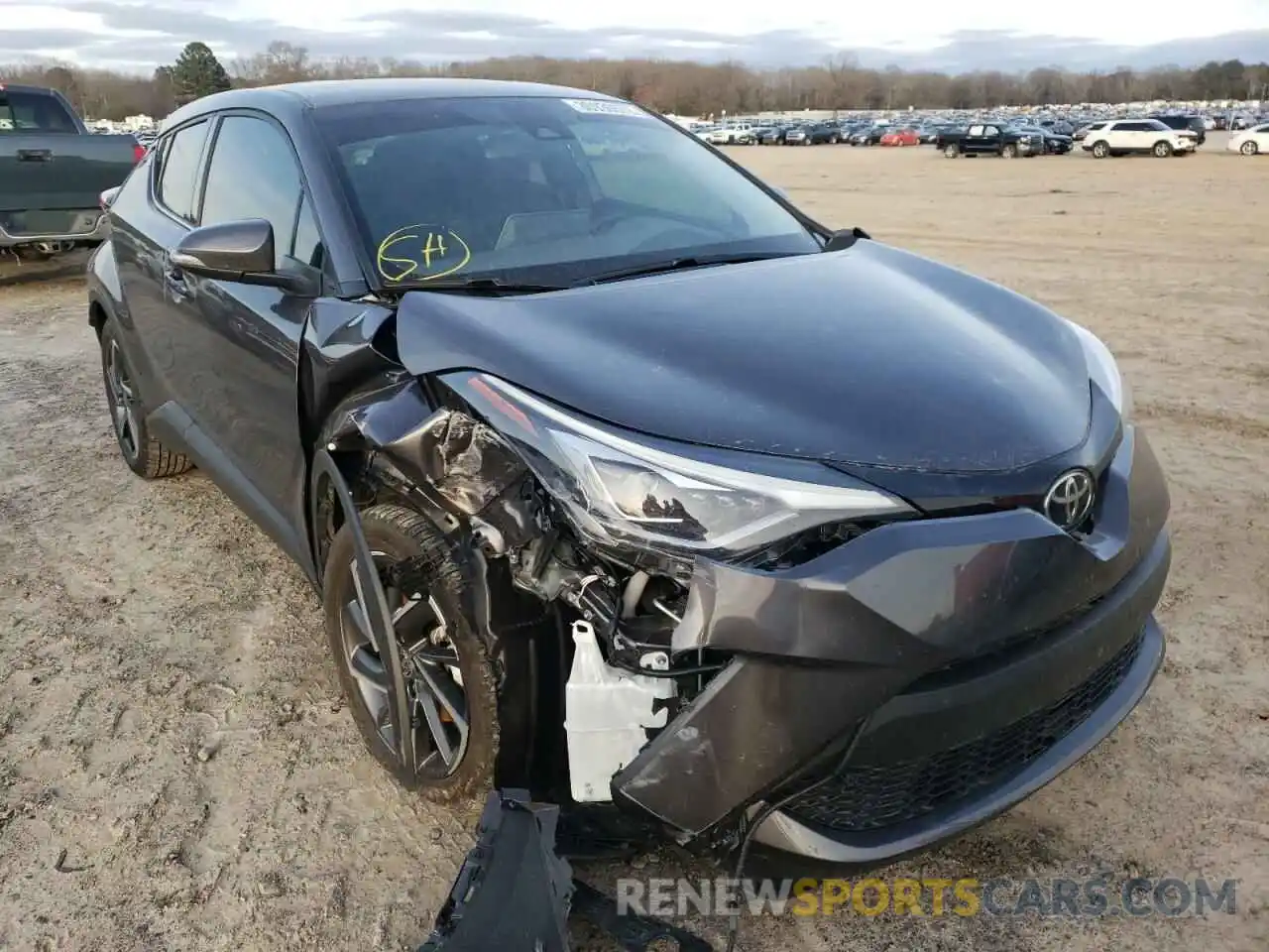 1 Photograph of a damaged car JTNKHMBX2M1117772 TOYOTA C-HR 2021