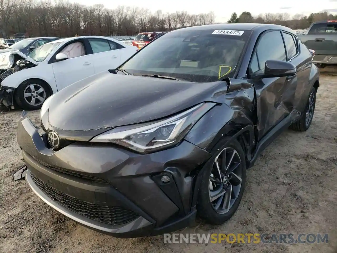 2 Photograph of a damaged car JTNKHMBX2M1117772 TOYOTA C-HR 2021