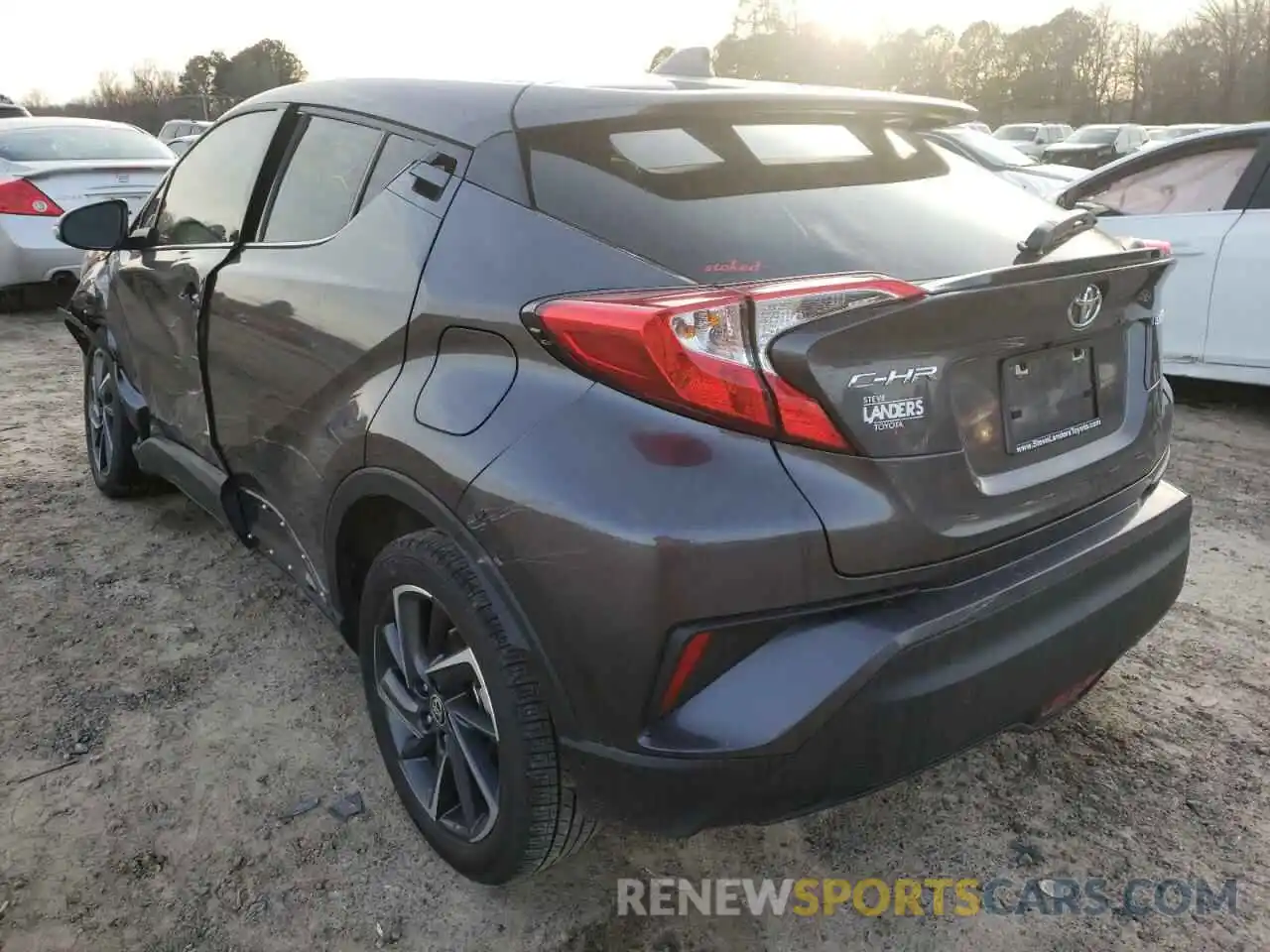 3 Photograph of a damaged car JTNKHMBX2M1117772 TOYOTA C-HR 2021