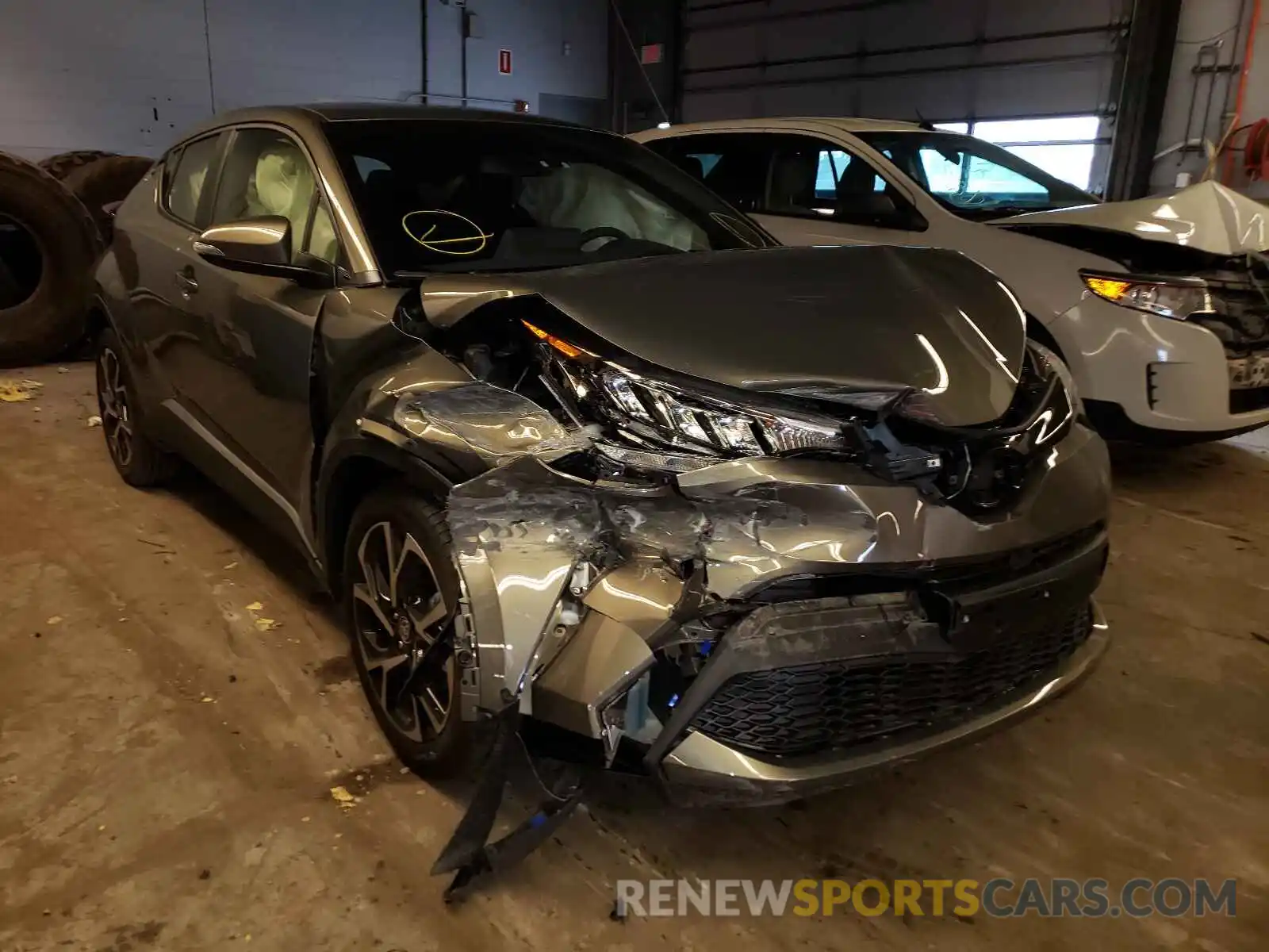 1 Photograph of a damaged car JTNKHMBX2M1119392 TOYOTA C-HR 2021