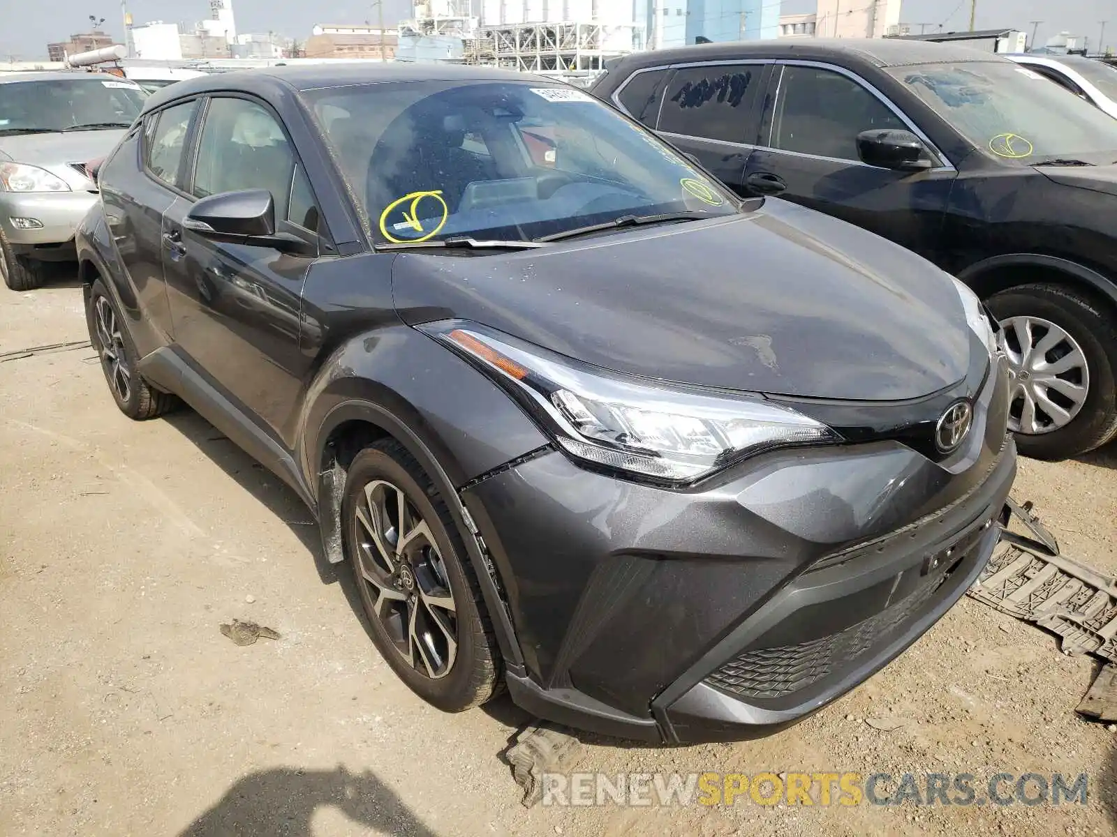 1 Photograph of a damaged car JTNKHMBX2M1119473 TOYOTA C-HR 2021