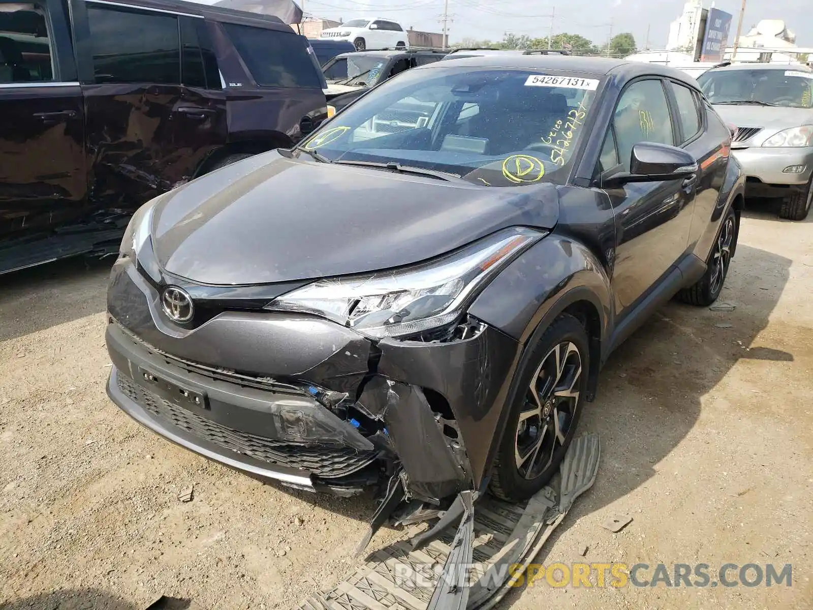 2 Photograph of a damaged car JTNKHMBX2M1119473 TOYOTA C-HR 2021