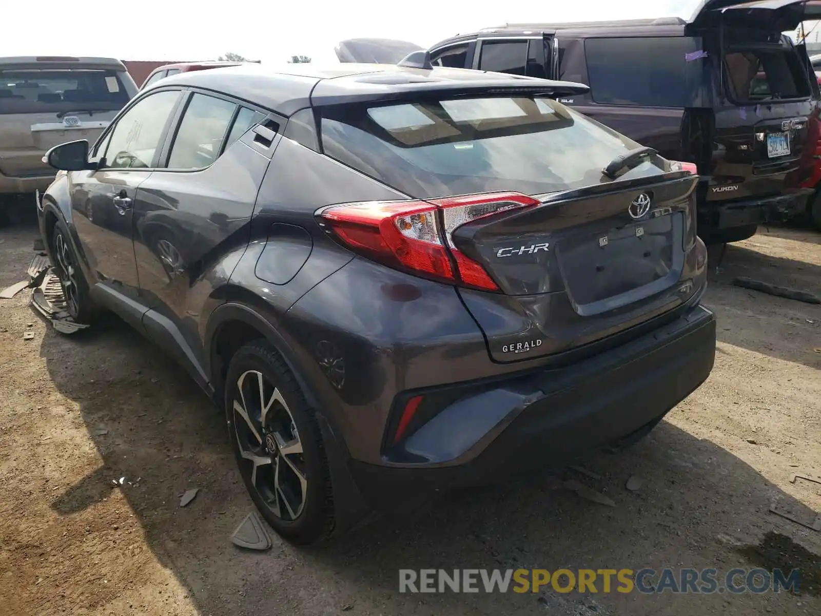 3 Photograph of a damaged car JTNKHMBX2M1119473 TOYOTA C-HR 2021