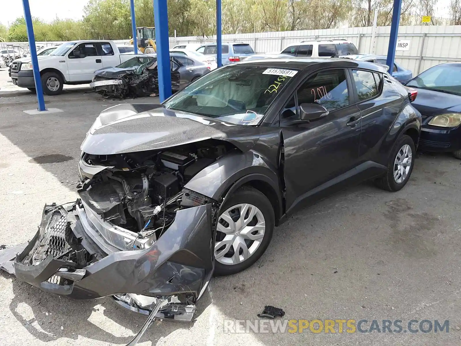 2 Photograph of a damaged car JTNKHMBX2M1121109 TOYOTA C-HR 2021