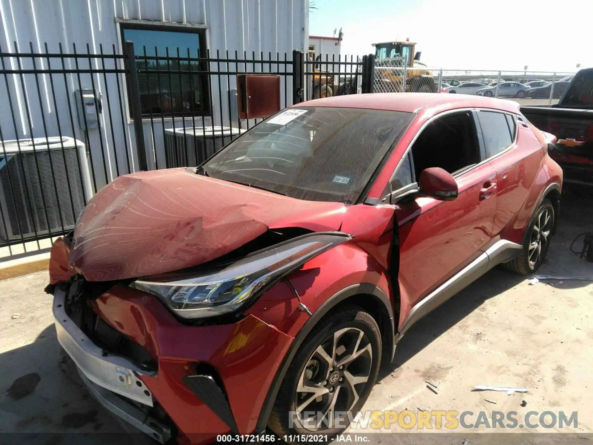 2 Photograph of a damaged car JTNKHMBX2M1125743 TOYOTA C-HR 2021