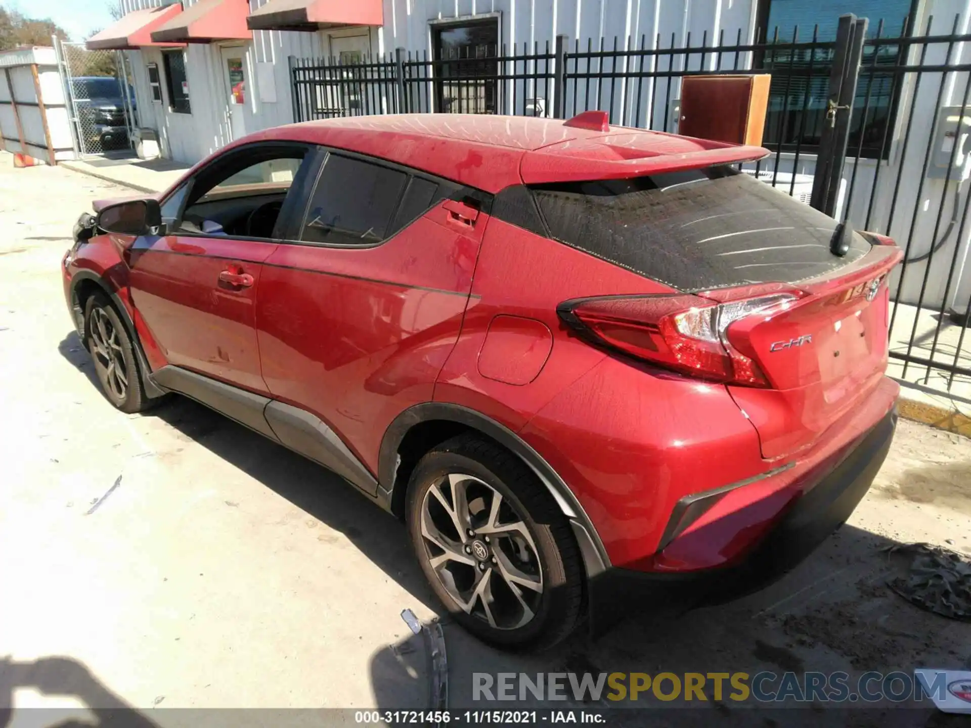 3 Photograph of a damaged car JTNKHMBX2M1125743 TOYOTA C-HR 2021