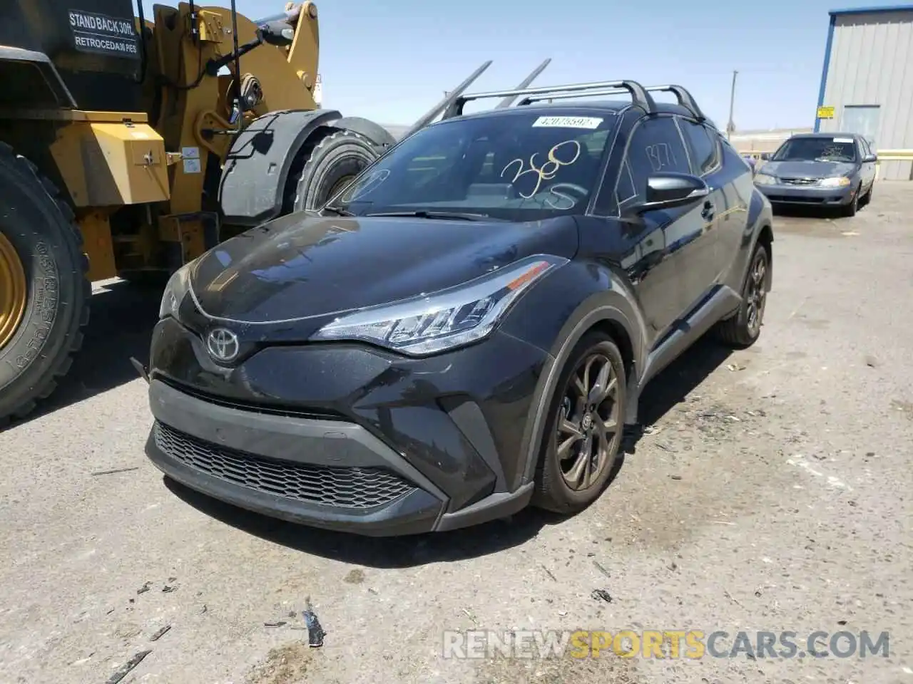 2 Фотография поврежденного автомобиля JTNKHMBX2M1126553 TOYOTA C-HR 2021