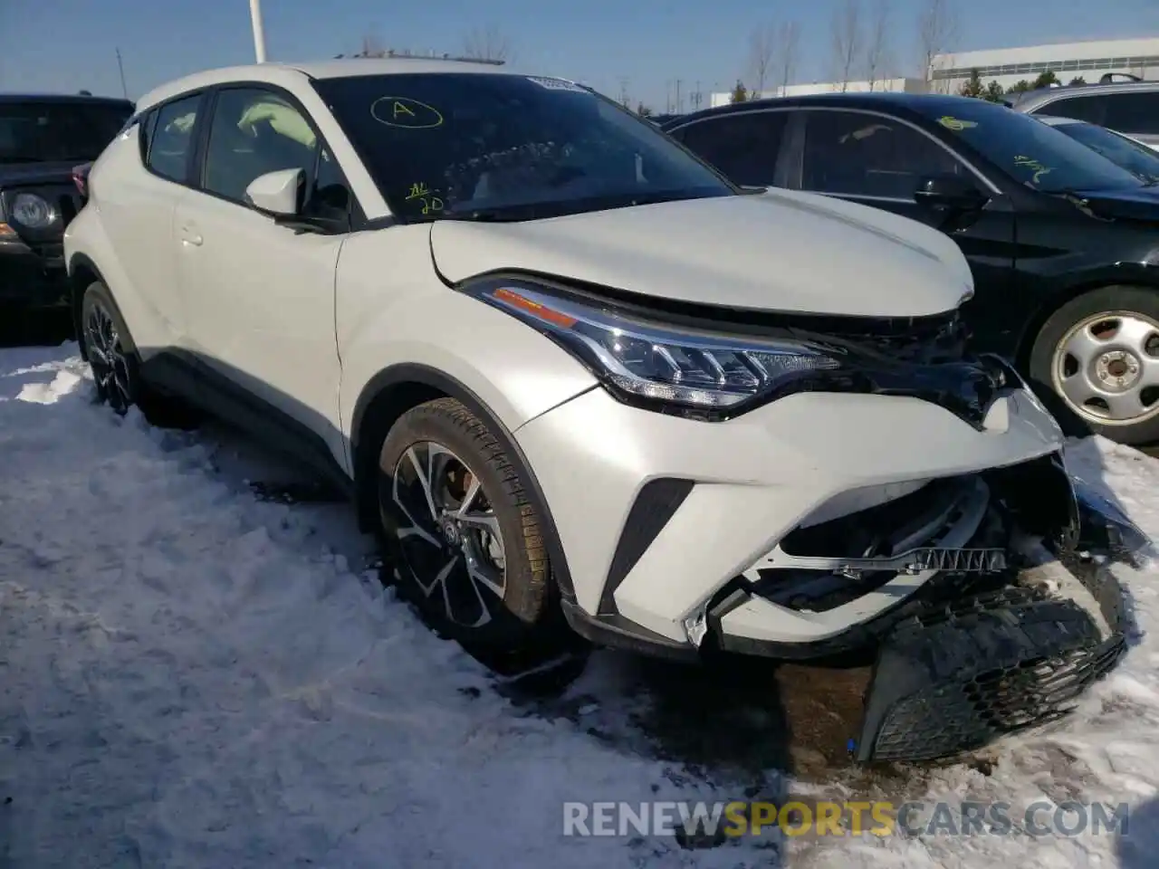 1 Photograph of a damaged car JTNKHMBX2M1127248 TOYOTA C-HR 2021