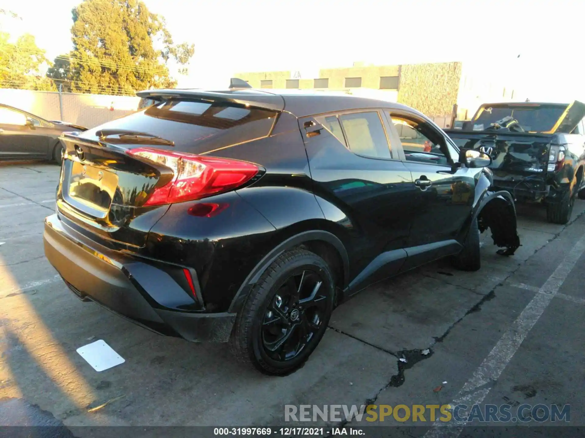 4 Photograph of a damaged car JTNKHMBX2M1129243 TOYOTA C-HR 2021