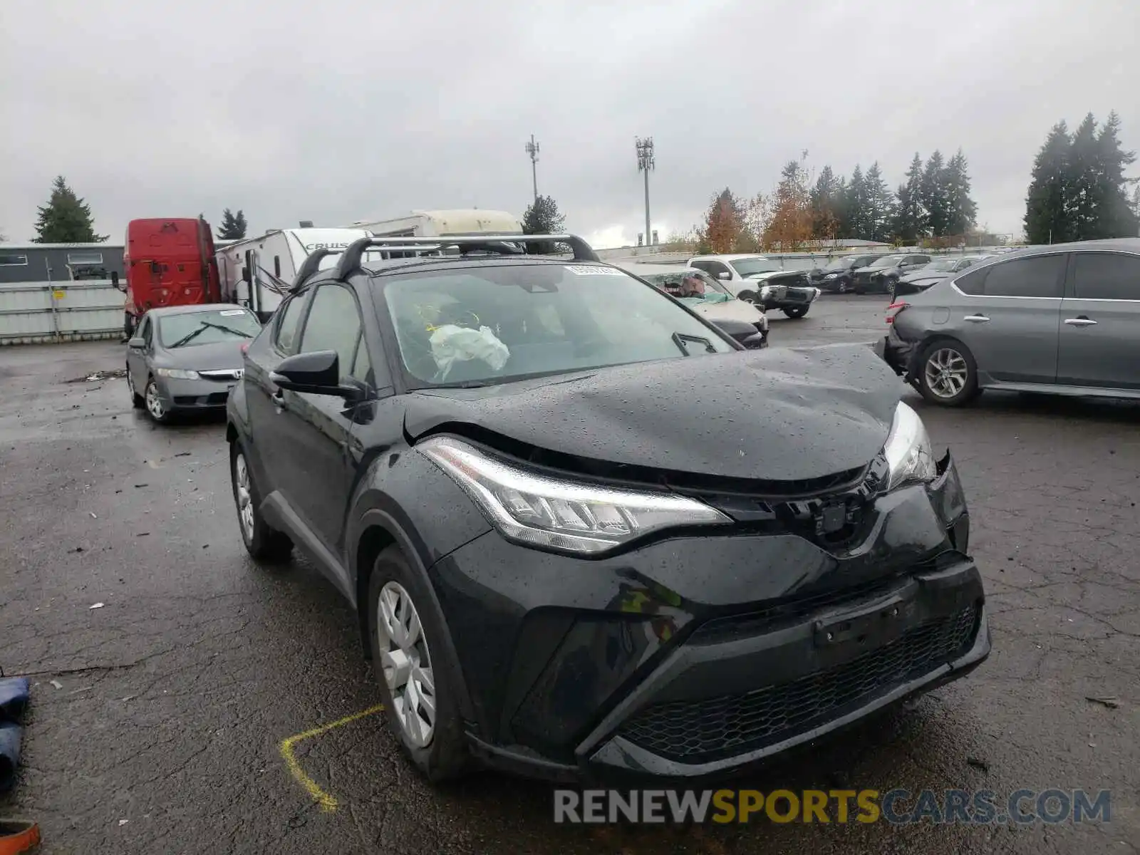 1 Photograph of a damaged car JTNKHMBX3M1095345 TOYOTA C-HR 2021