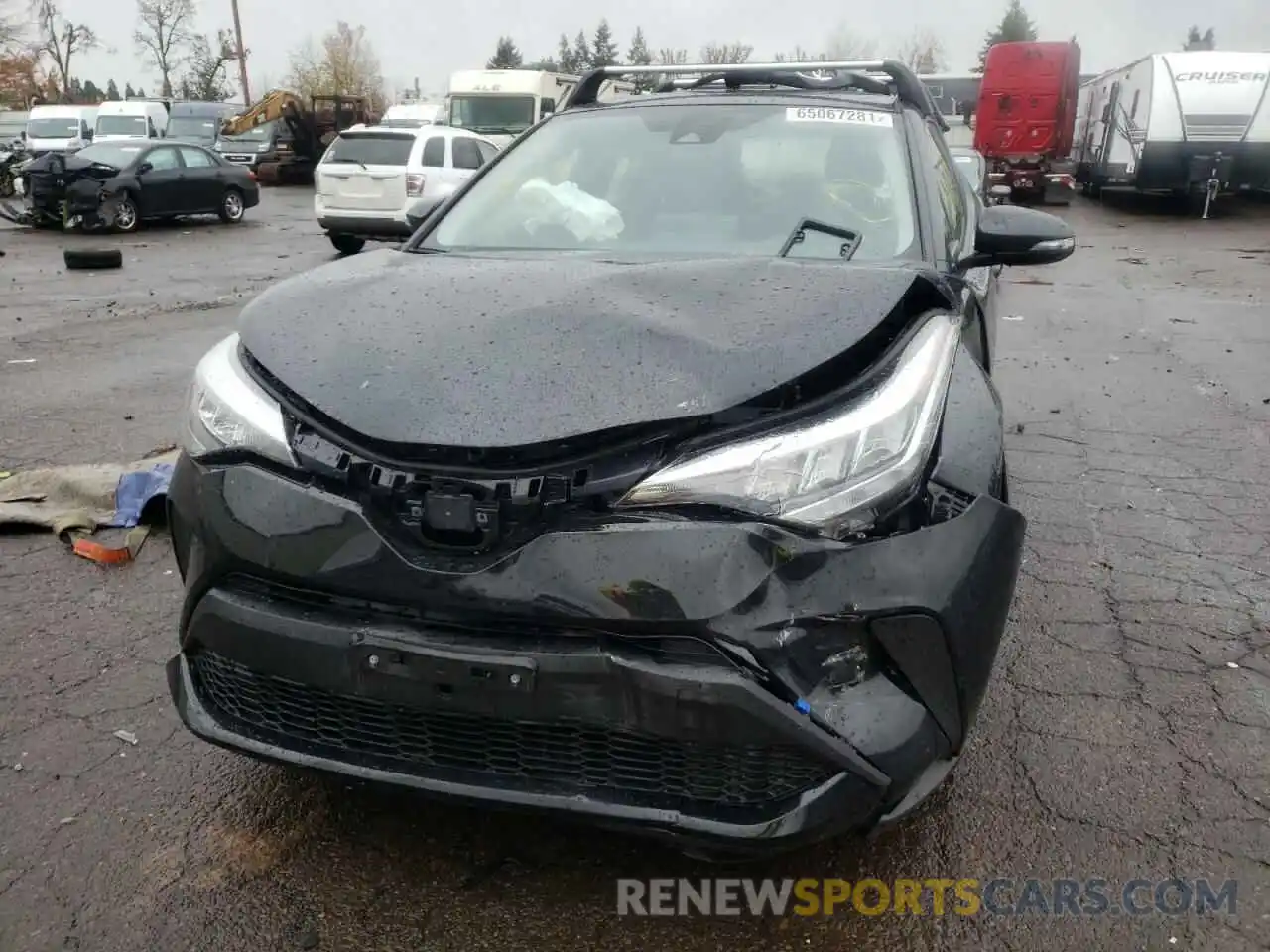 9 Photograph of a damaged car JTNKHMBX3M1095345 TOYOTA C-HR 2021