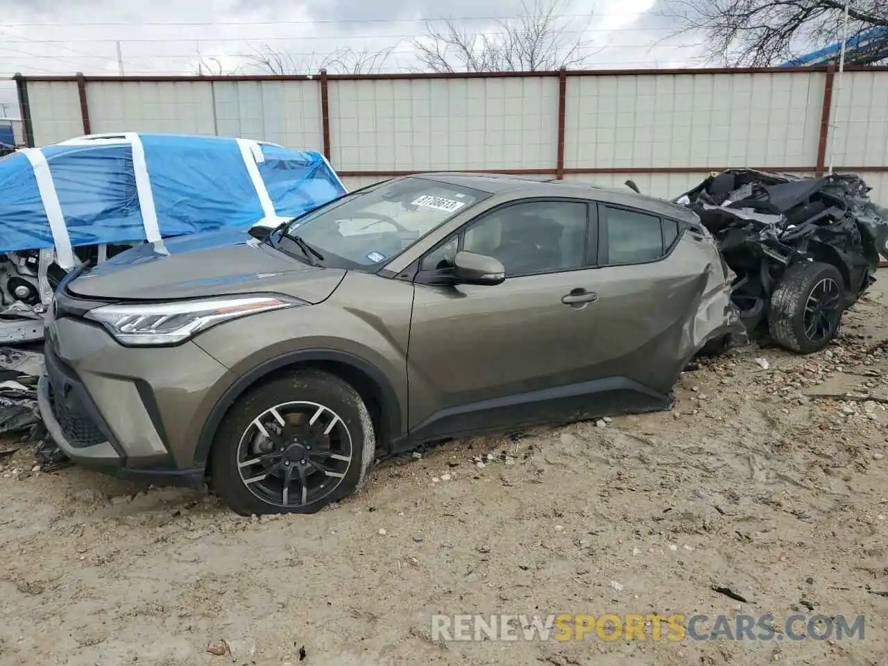 1 Photograph of a damaged car JTNKHMBX3M1095927 TOYOTA C-HR 2021