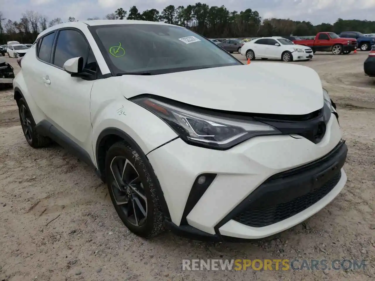 1 Photograph of a damaged car JTNKHMBX3M1096950 TOYOTA C-HR 2021