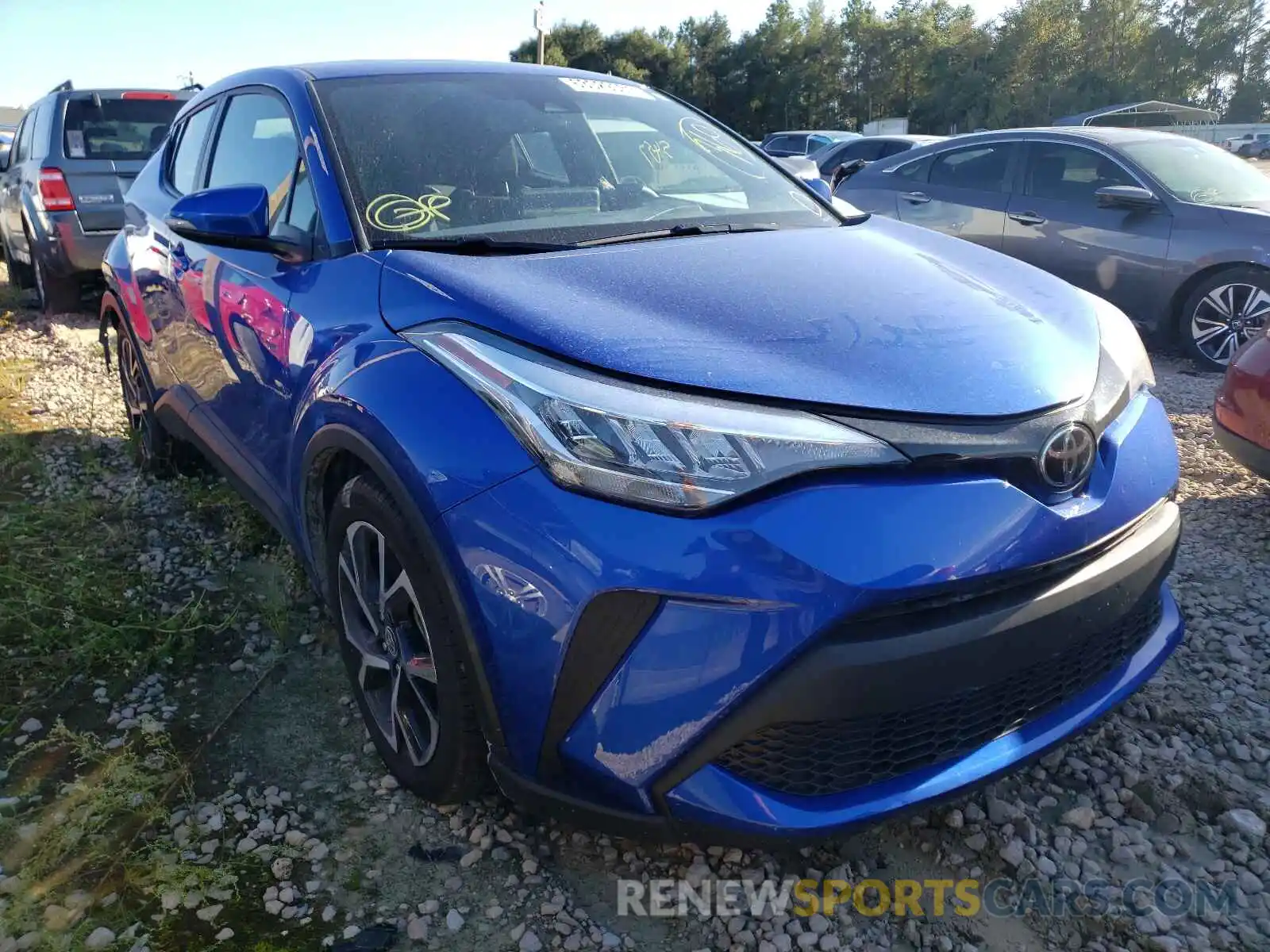 1 Photograph of a damaged car JTNKHMBX3M1098617 TOYOTA C-HR 2021