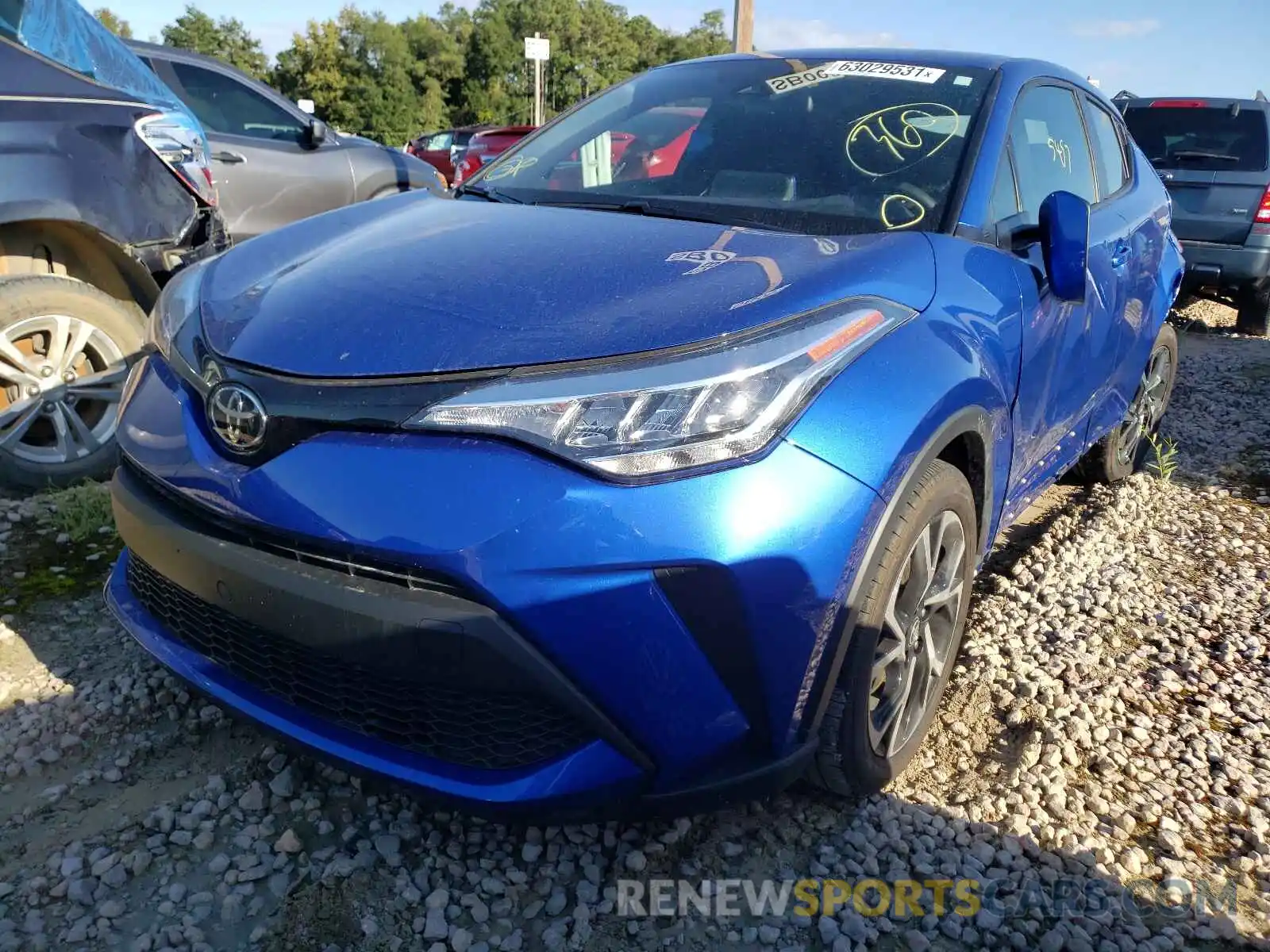 2 Photograph of a damaged car JTNKHMBX3M1098617 TOYOTA C-HR 2021