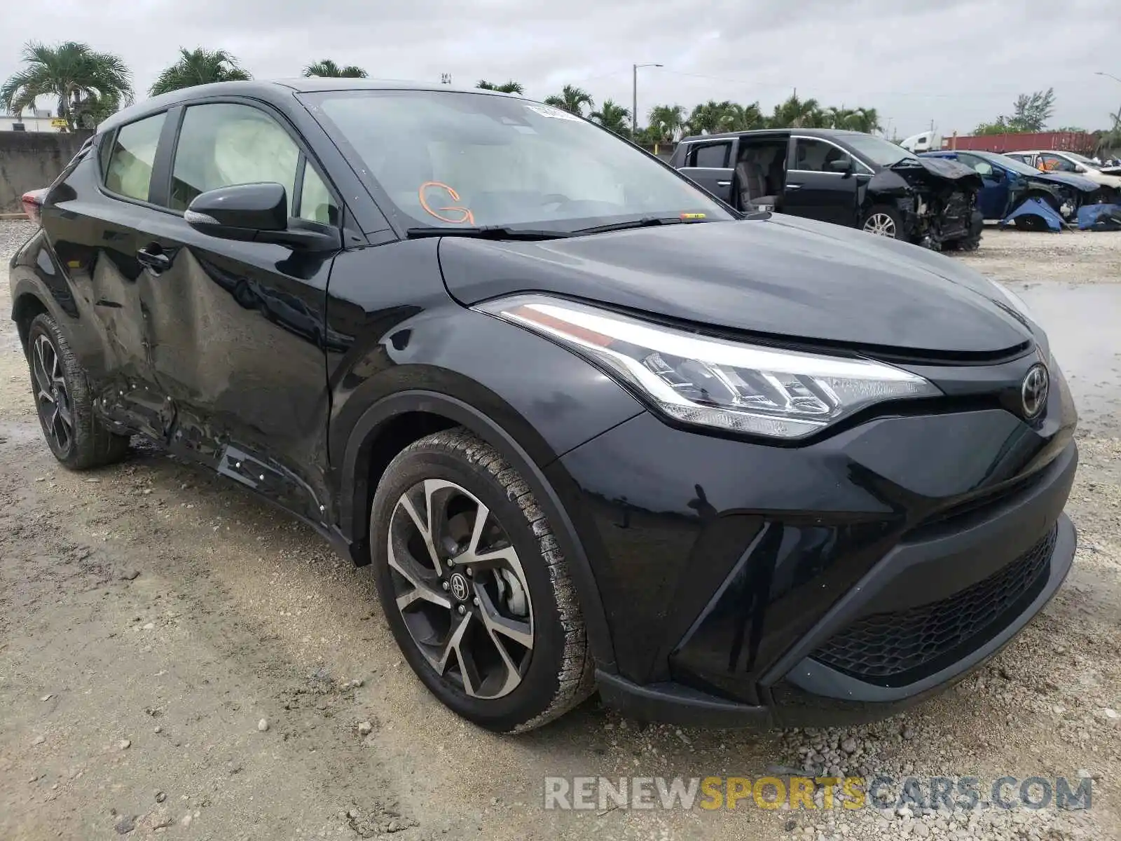 1 Photograph of a damaged car JTNKHMBX3M1099203 TOYOTA C-HR 2021