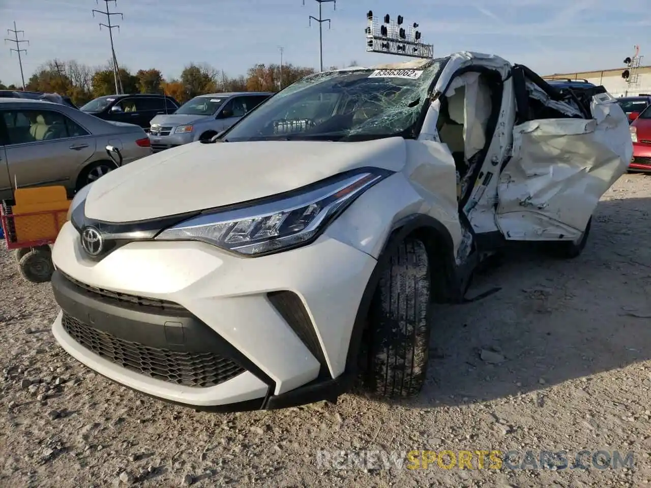 2 Photograph of a damaged car JTNKHMBX3M1103203 TOYOTA C-HR 2021