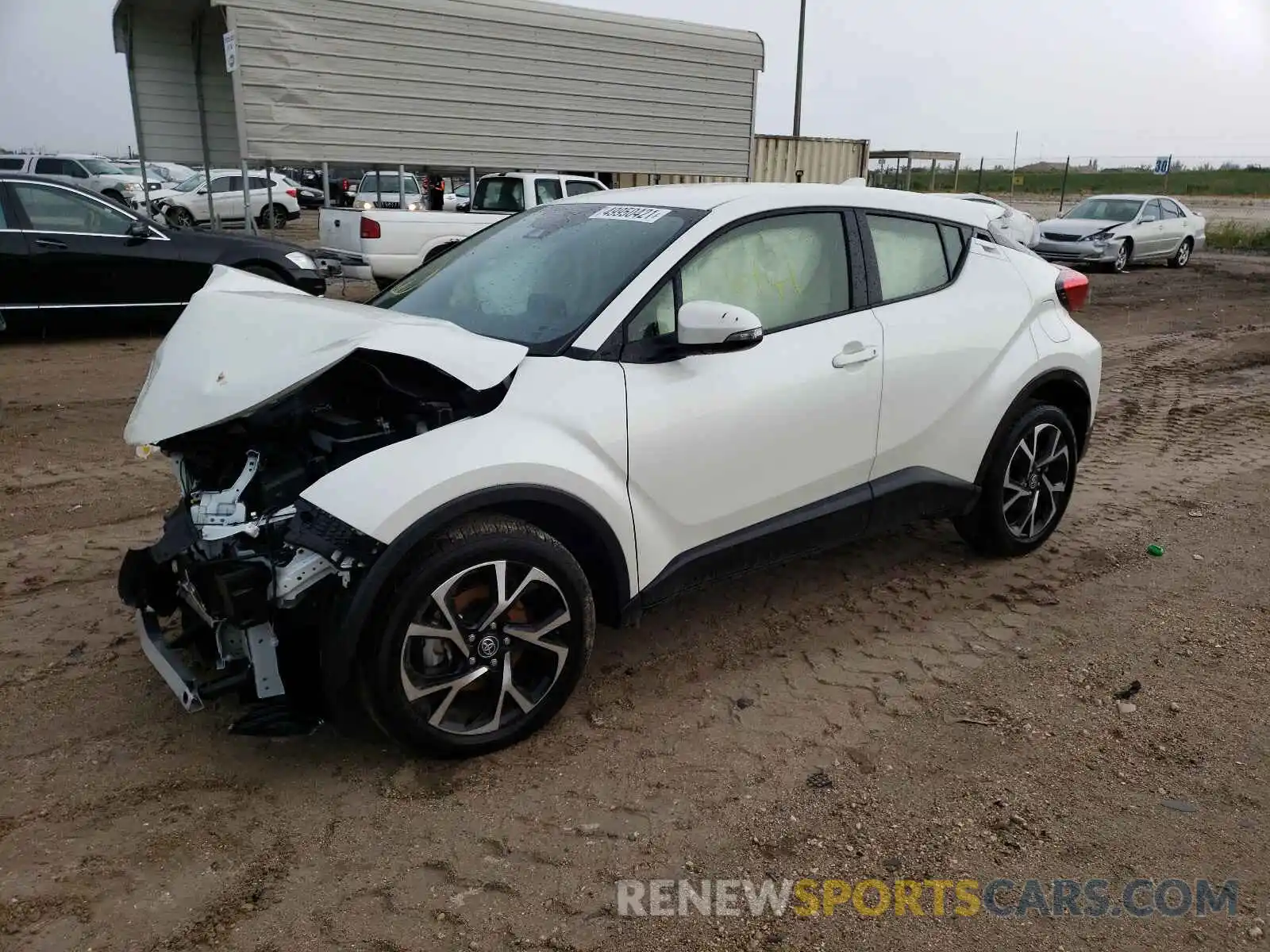 2 Фотография поврежденного автомобиля JTNKHMBX3M1103895 TOYOTA C-HR 2021