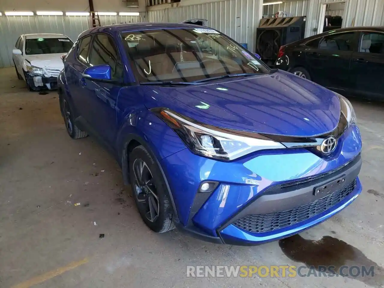 1 Photograph of a damaged car JTNKHMBX3M1104612 TOYOTA C-HR 2021