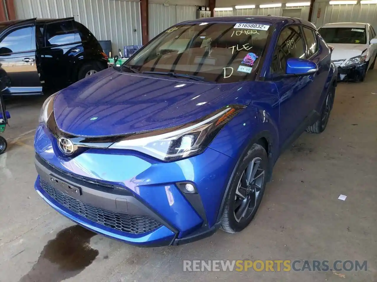 2 Photograph of a damaged car JTNKHMBX3M1104612 TOYOTA C-HR 2021