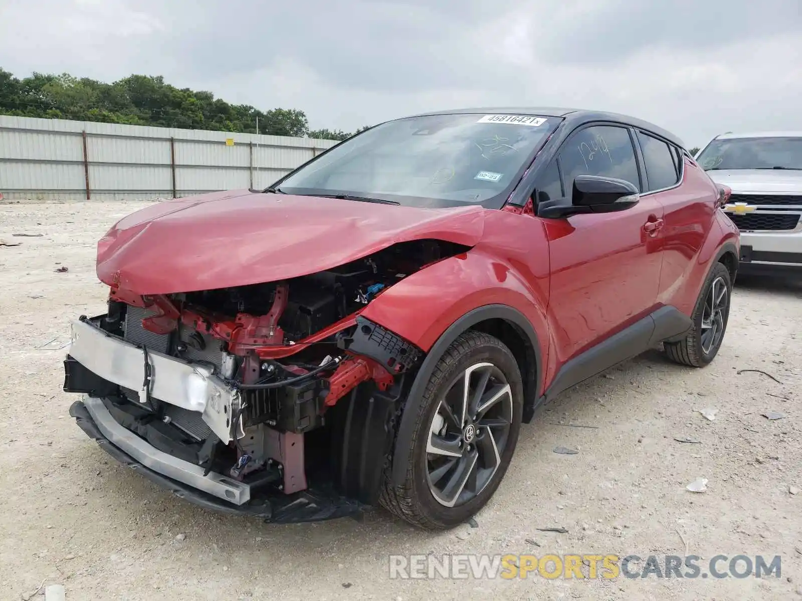 2 Photograph of a damaged car JTNKHMBX3M1106151 TOYOTA C-HR 2021