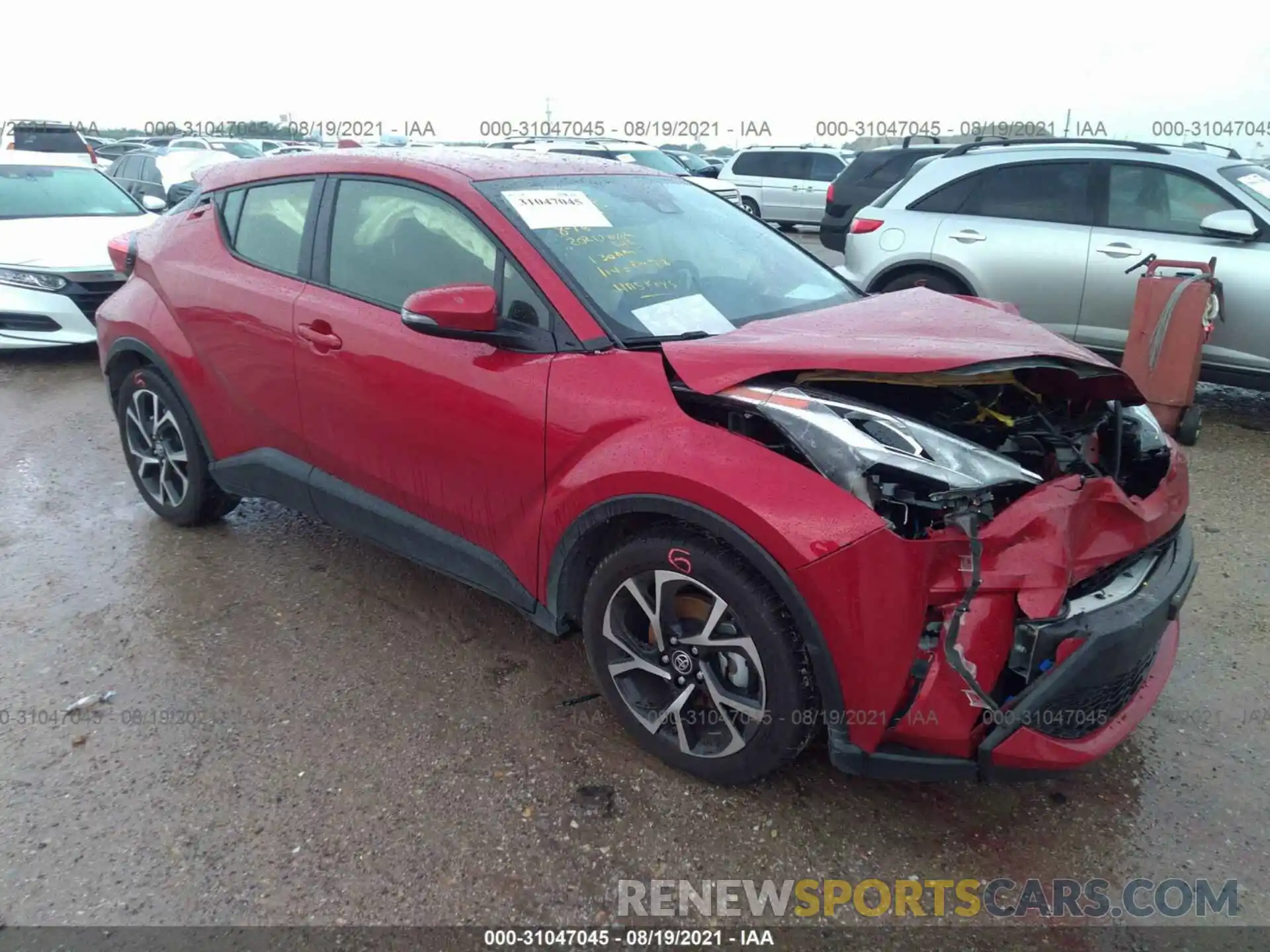 1 Photograph of a damaged car JTNKHMBX3M1106456 TOYOTA C-HR 2021