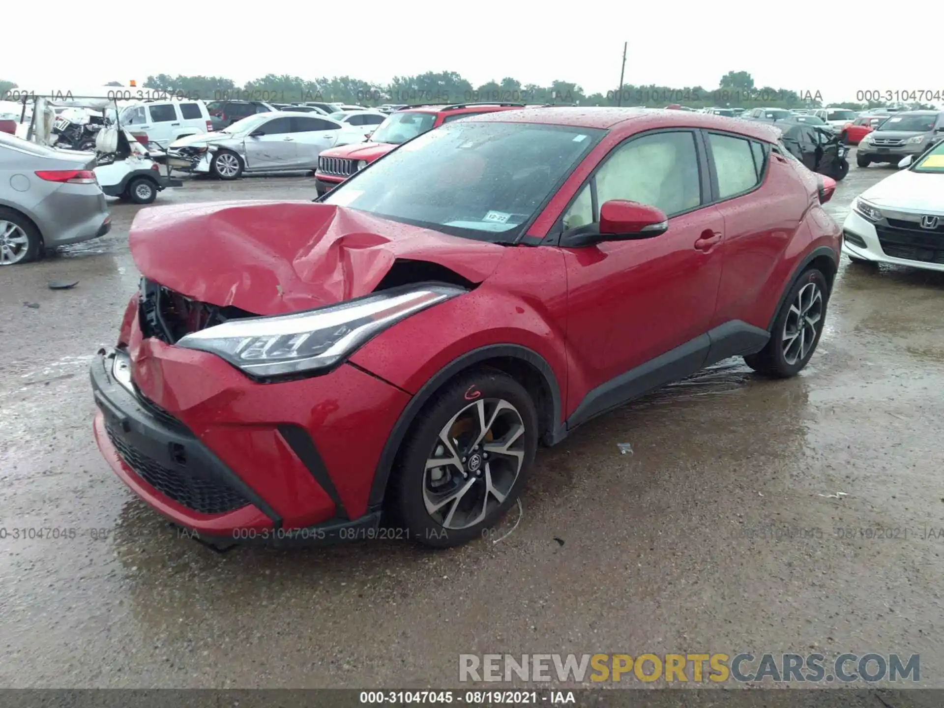 2 Photograph of a damaged car JTNKHMBX3M1106456 TOYOTA C-HR 2021