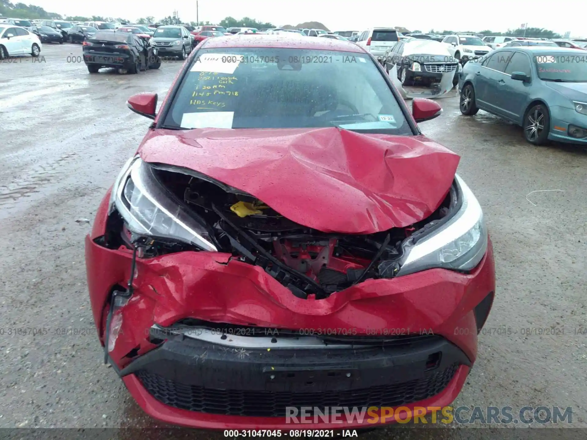 6 Photograph of a damaged car JTNKHMBX3M1106456 TOYOTA C-HR 2021