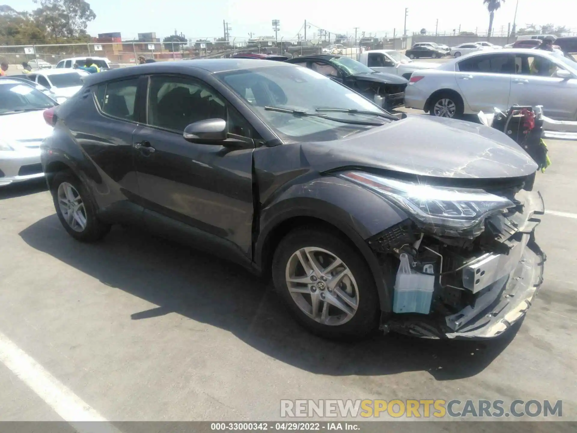 1 Photograph of a damaged car JTNKHMBX3M1109583 TOYOTA C-HR 2021