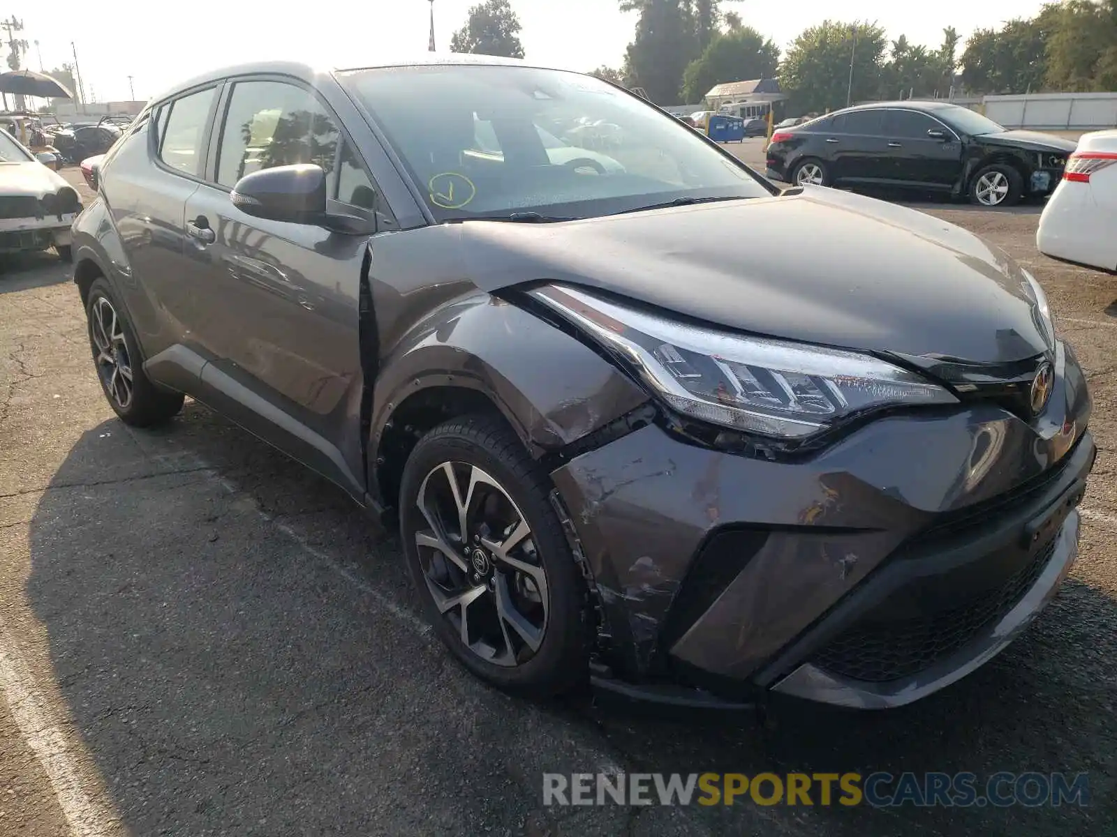 1 Photograph of a damaged car JTNKHMBX3M1110250 TOYOTA C-HR 2021