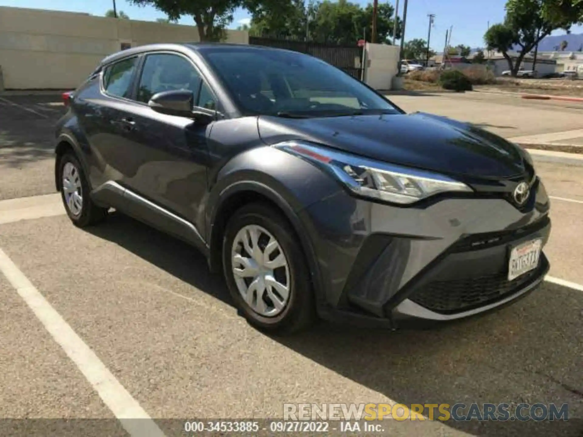 1 Photograph of a damaged car JTNKHMBX3M1110930 TOYOTA C-HR 2021