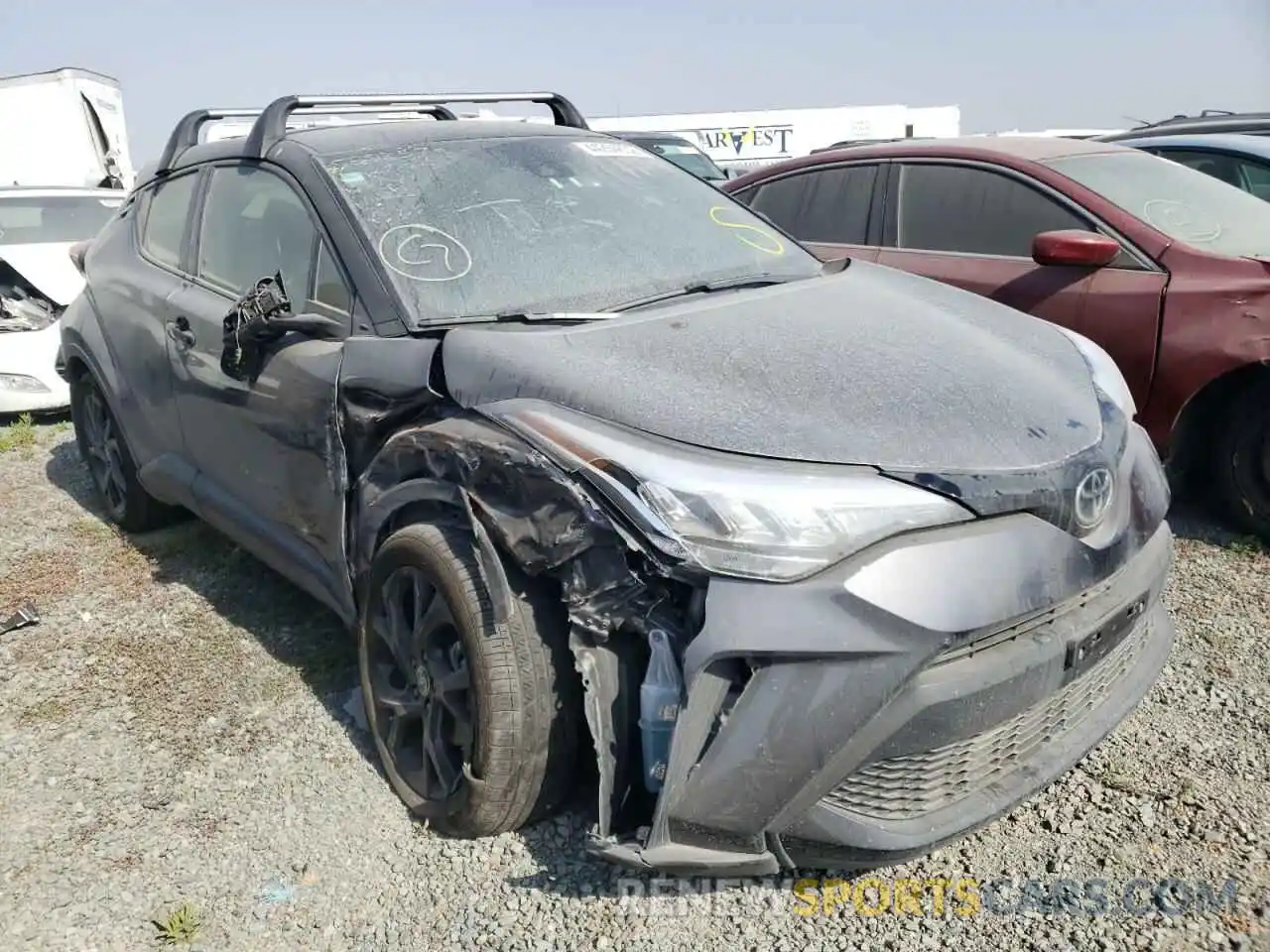 1 Photograph of a damaged car JTNKHMBX3M1111589 TOYOTA C-HR 2021