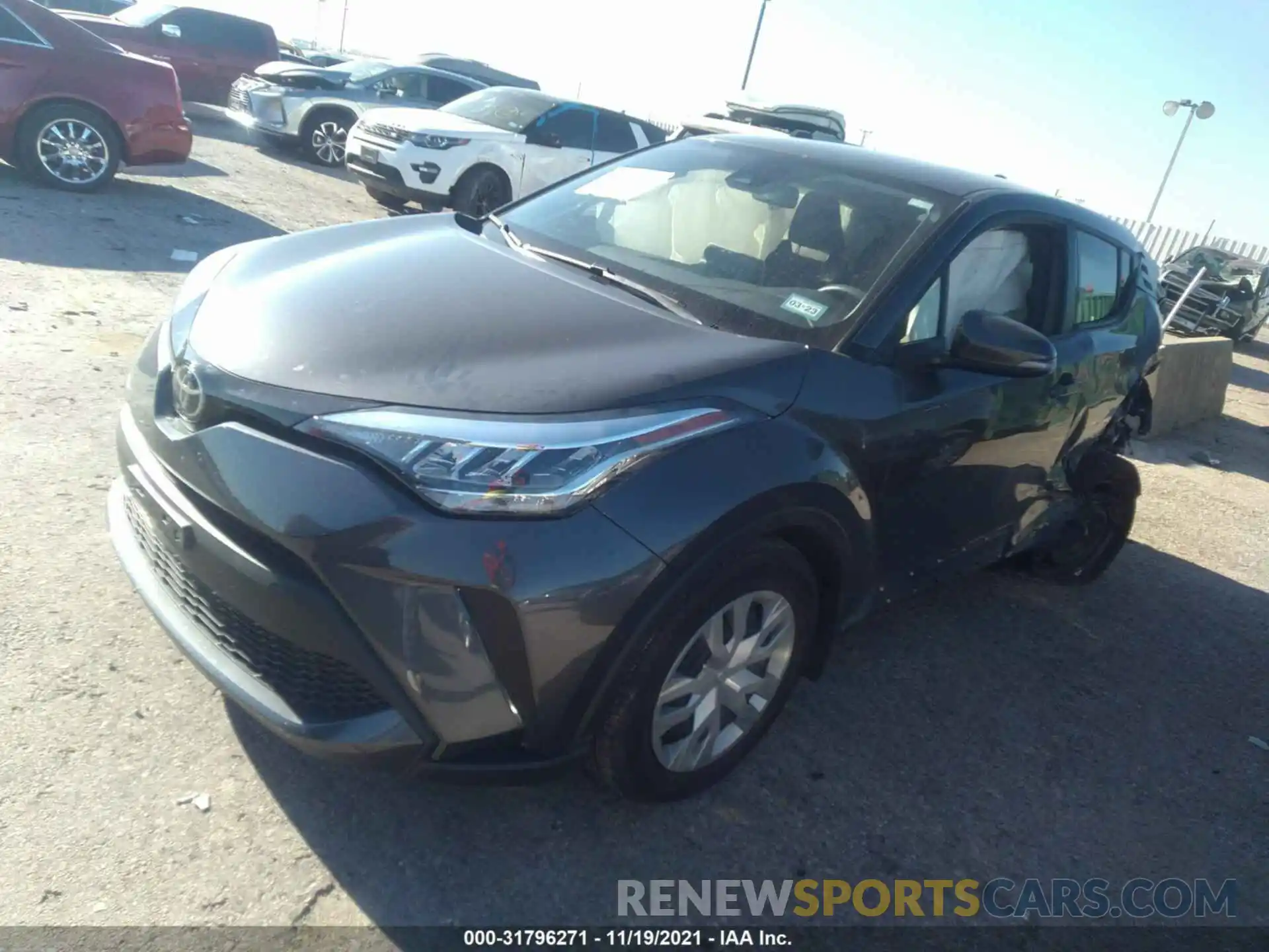 2 Photograph of a damaged car JTNKHMBX3M1113701 TOYOTA C-HR 2021