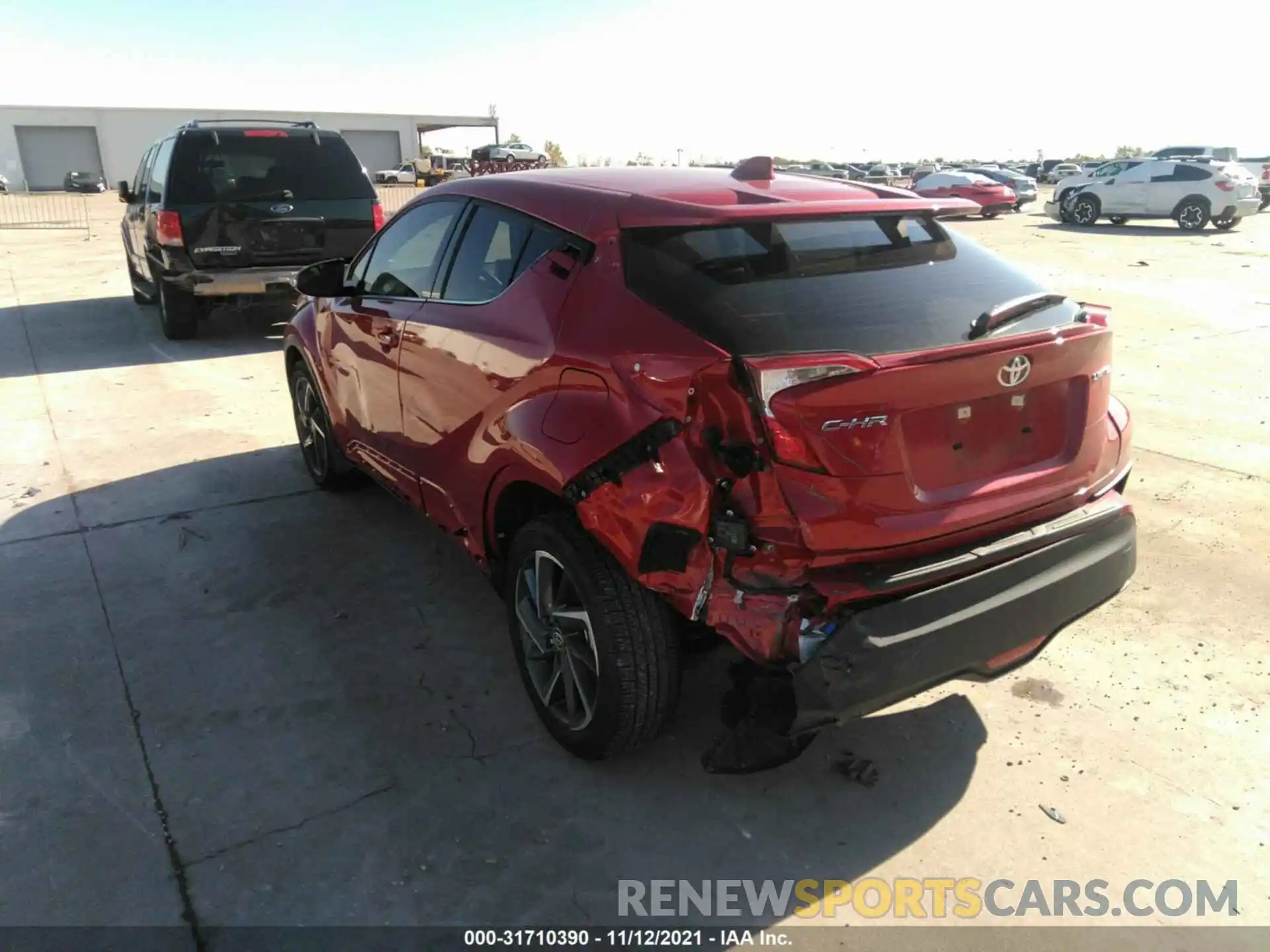 3 Photograph of a damaged car JTNKHMBX3M1115366 TOYOTA C-HR 2021