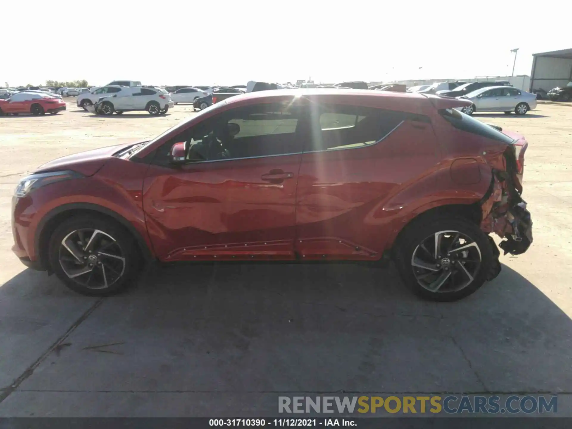 6 Photograph of a damaged car JTNKHMBX3M1115366 TOYOTA C-HR 2021