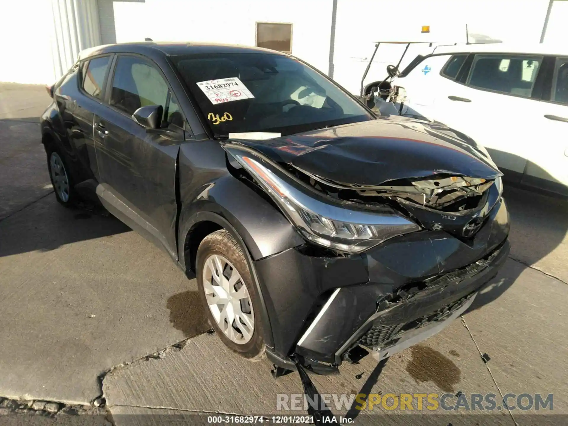 1 Photograph of a damaged car JTNKHMBX3M1117067 TOYOTA C-HR 2021